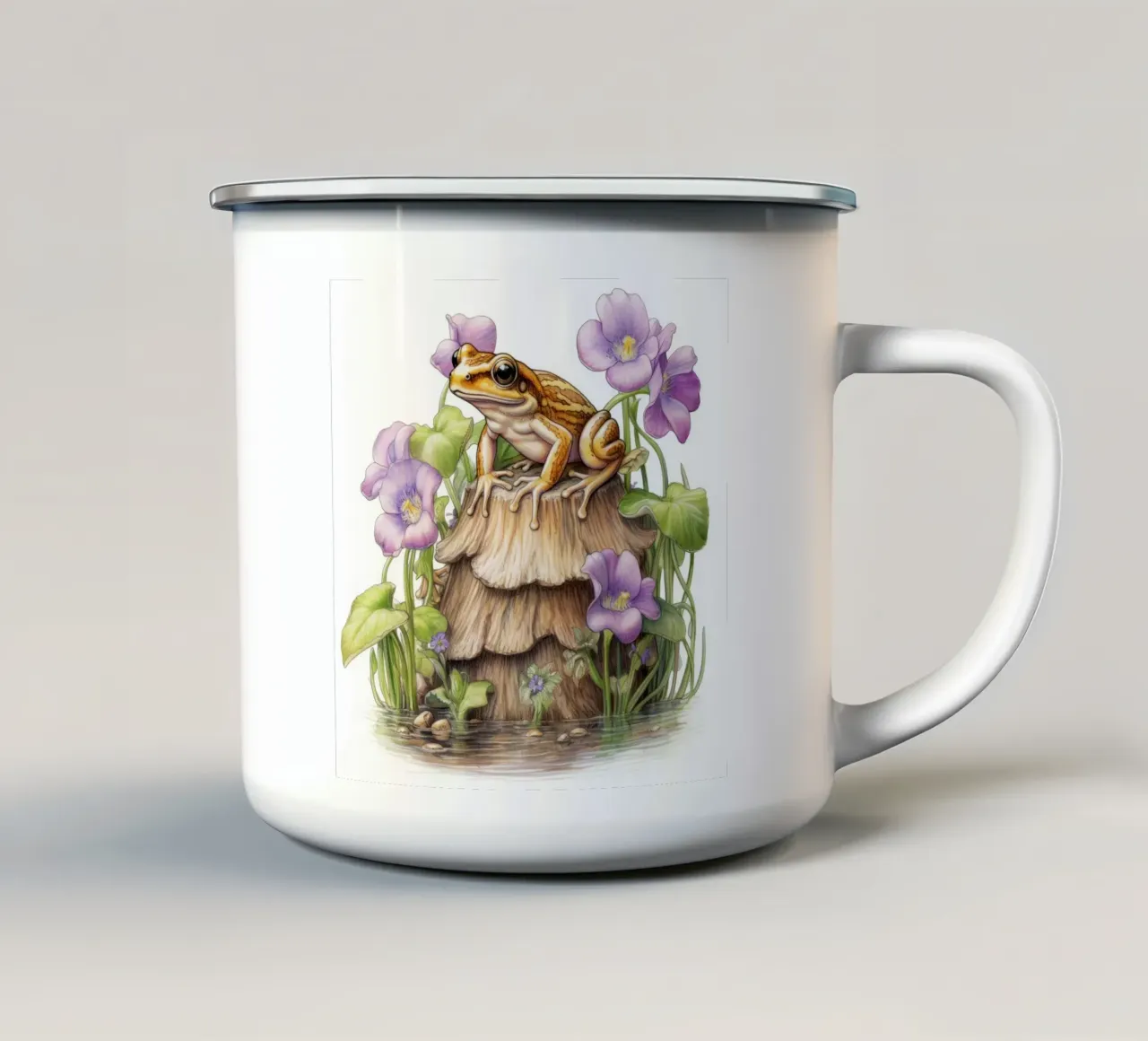 Bambino rana tazza in smalto da Happy Littles