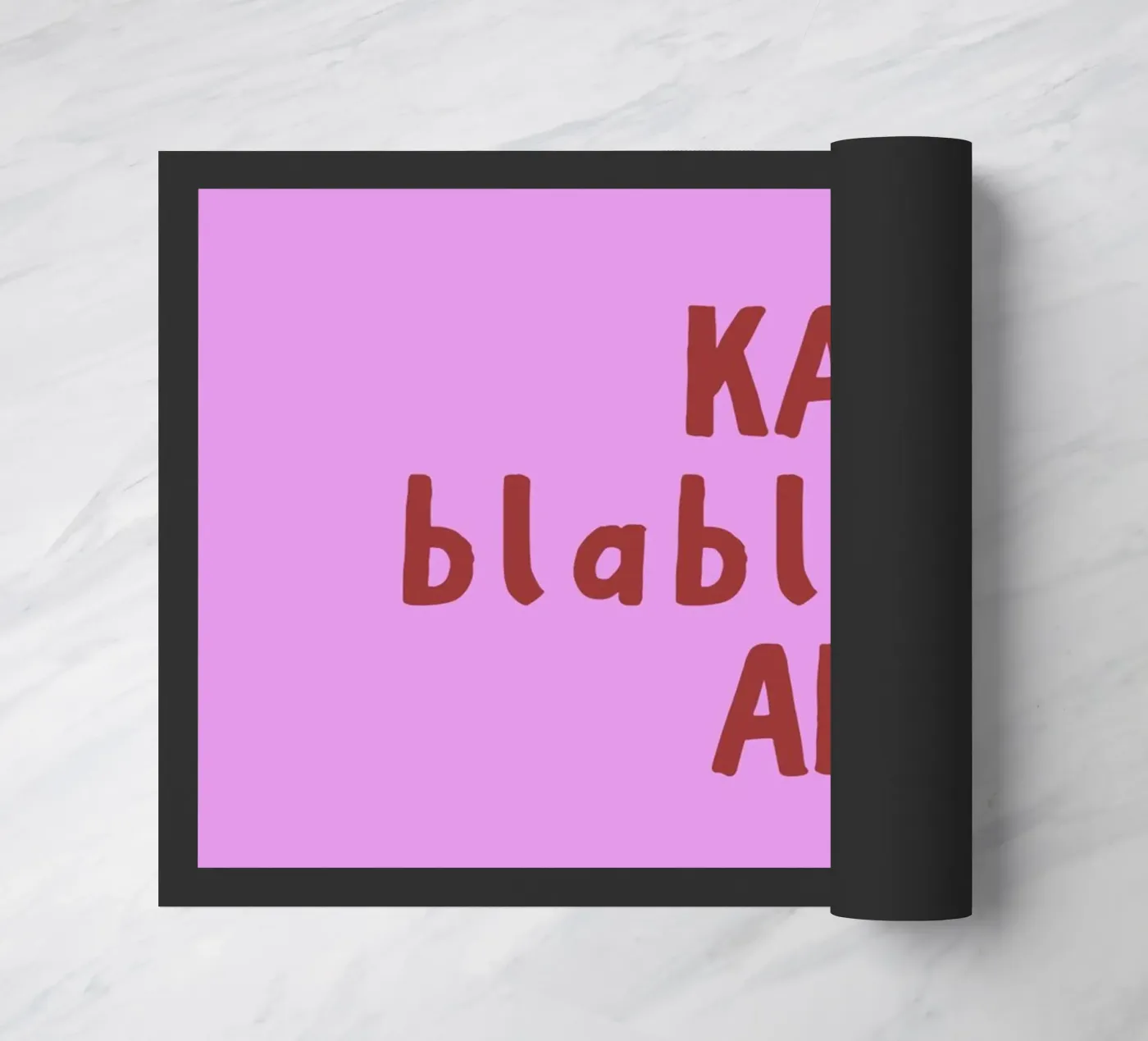 Kaffee Aperol deurmat van PurePeachStudio