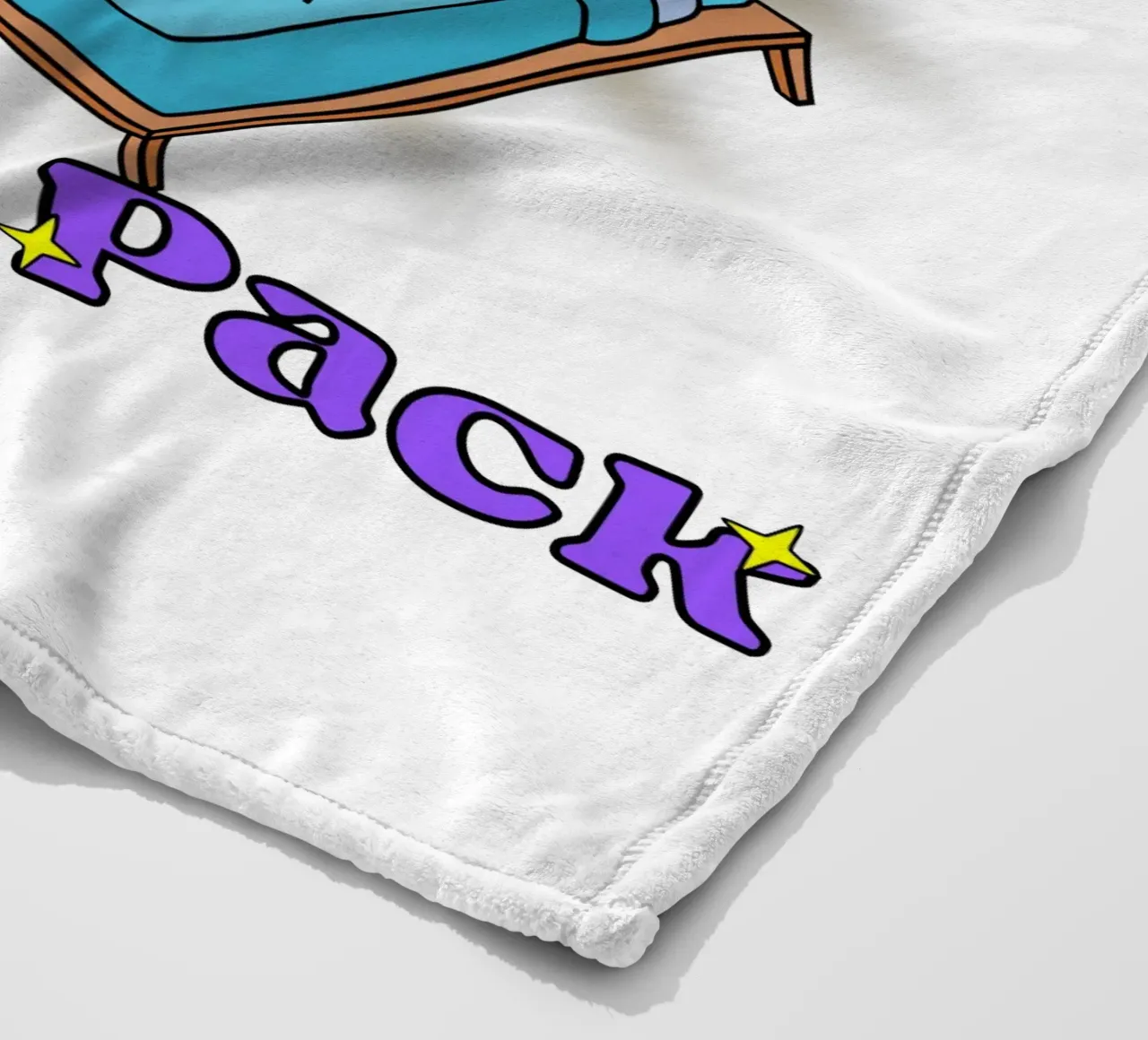 Notte perfetta Accogliente in casa Cartone animato coperta in pile da sillyindustries