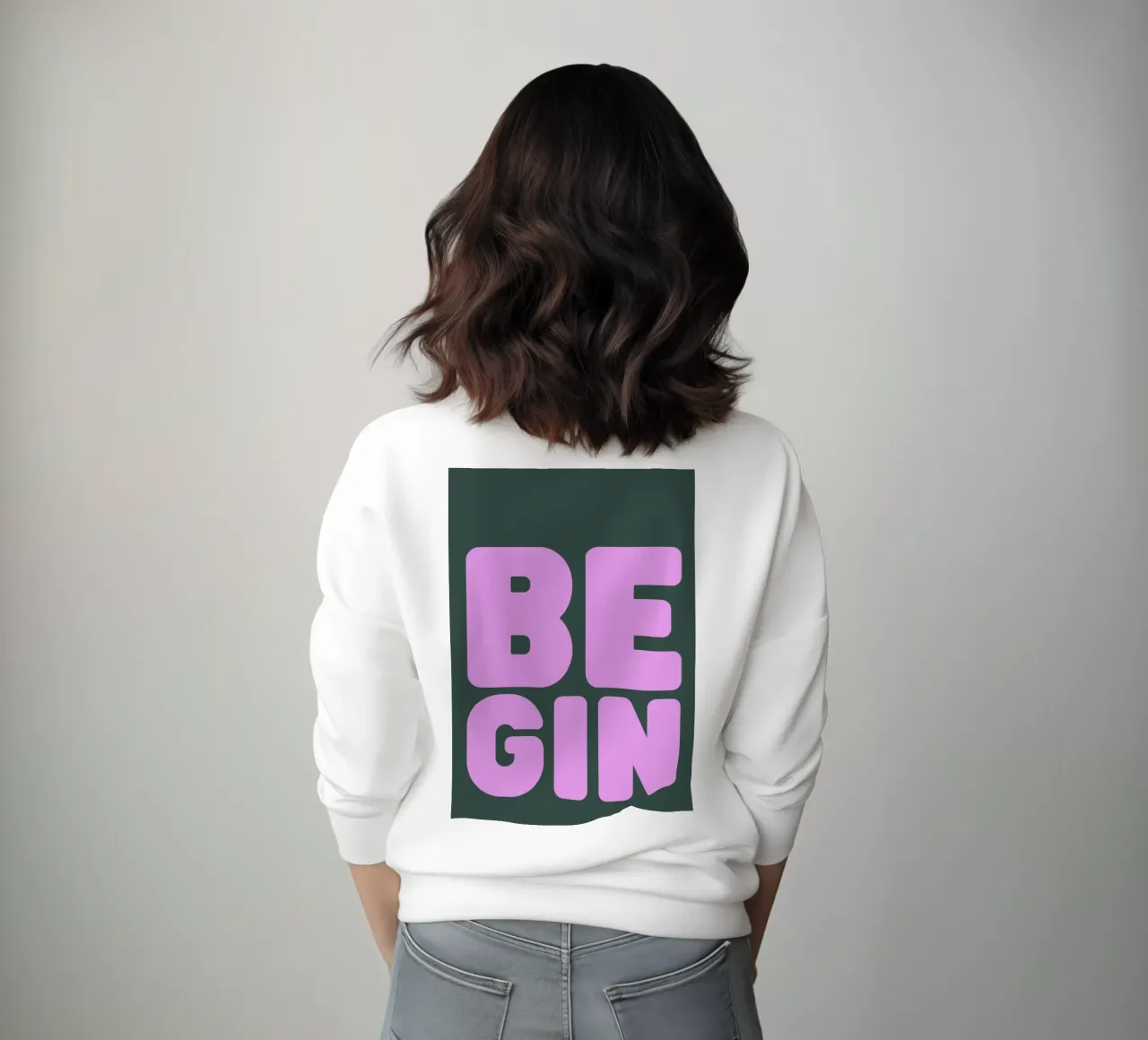 BE GIN felpa da PurePeachStudio