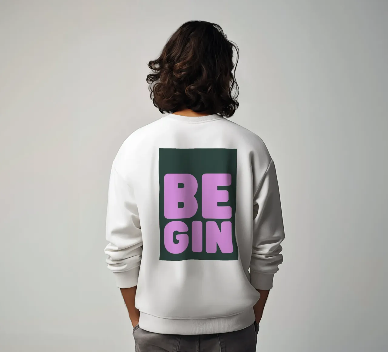 BE GIN felpa da PurePeachStudio