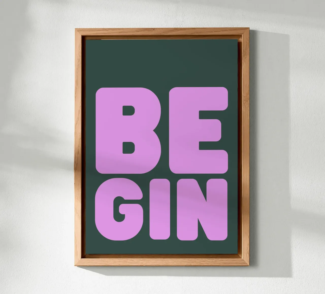 BE GIN alluminio dibond da PurePeachStudio