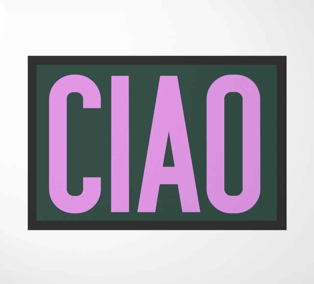 Ciao zerbino da PurePeachStudio