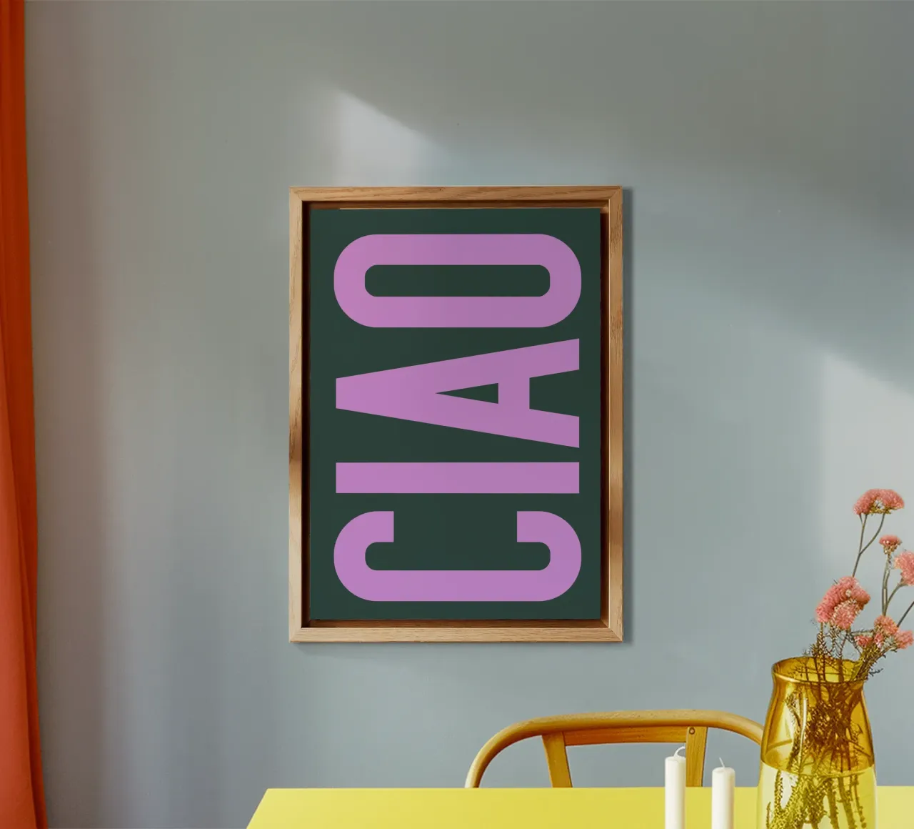 Ciao alluminio dibond da PurePeachStudio