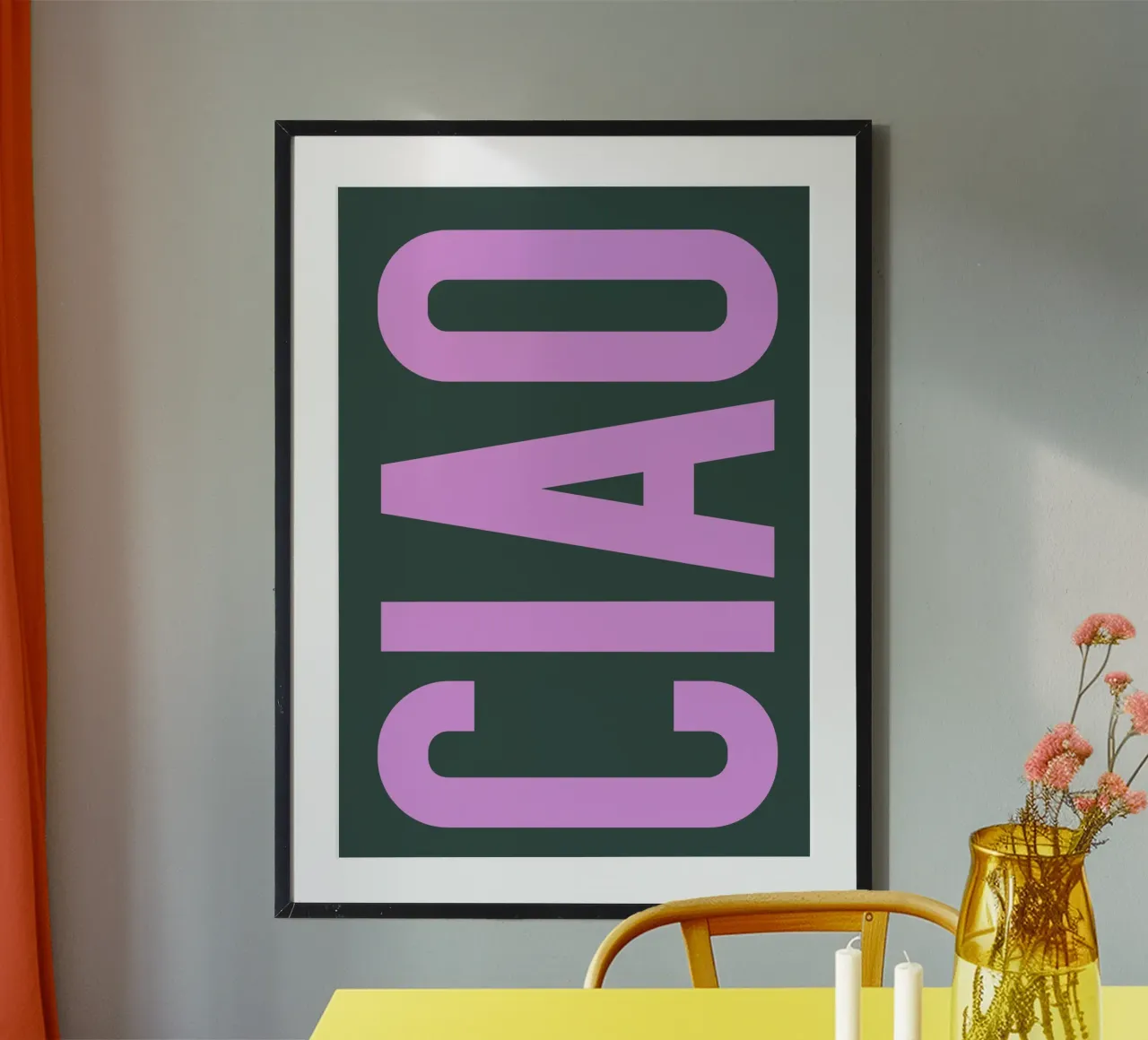 Ciao poster da PurePeachStudio