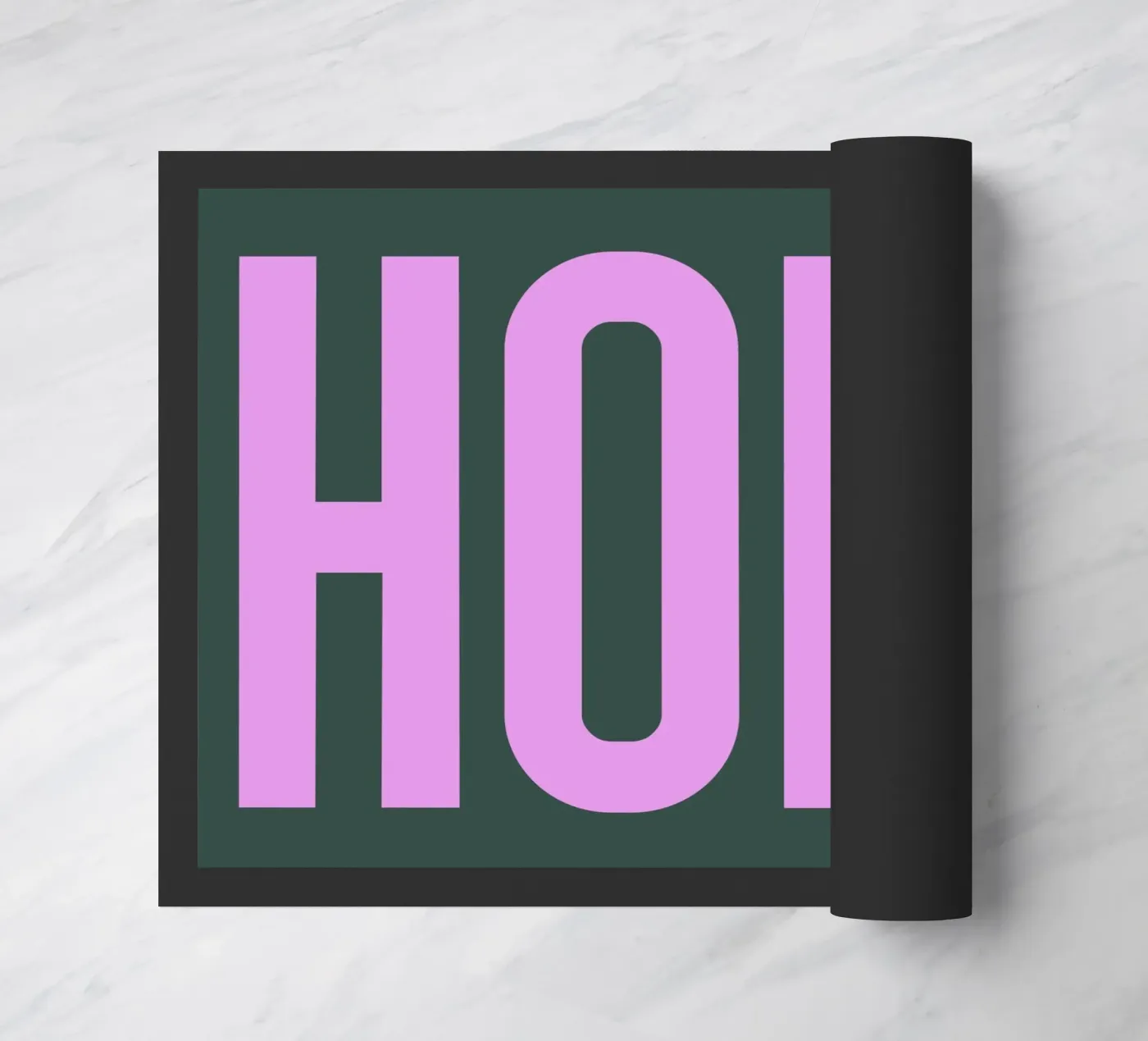 HOLA doormat by PurePeachStudio