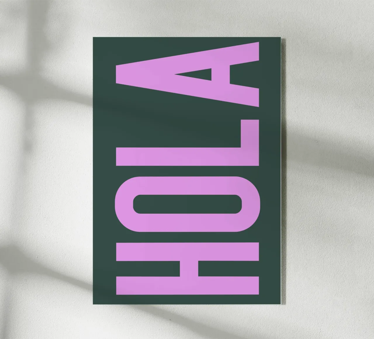 HOLA plexiglass da PurePeachStudio