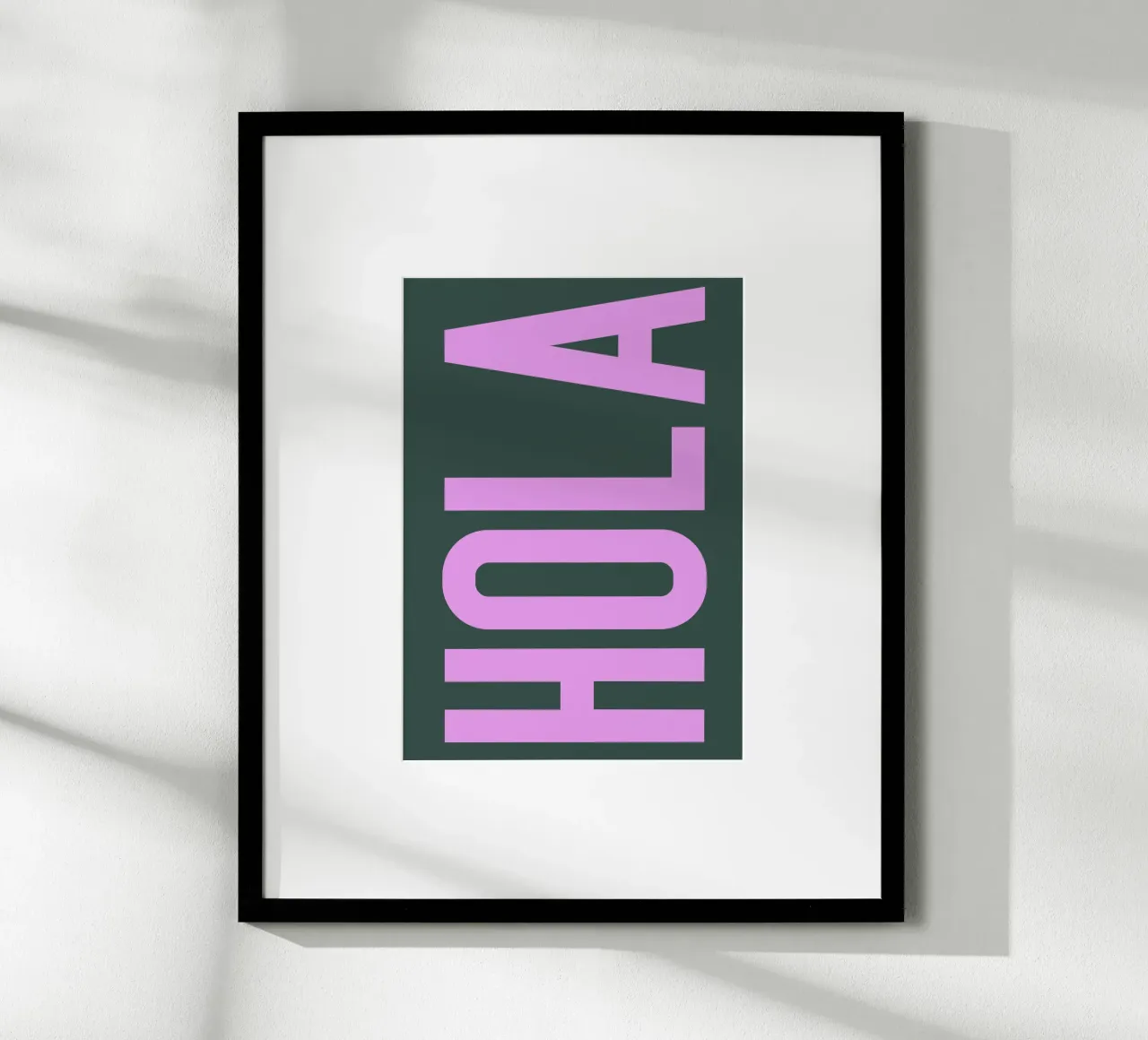 HOLA poster da PurePeachStudio