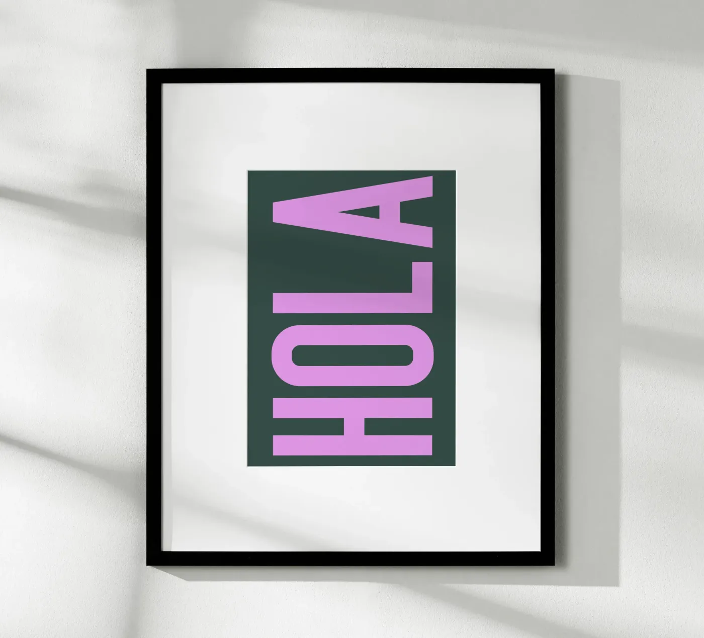 HOLA poster da PurePeachStudio