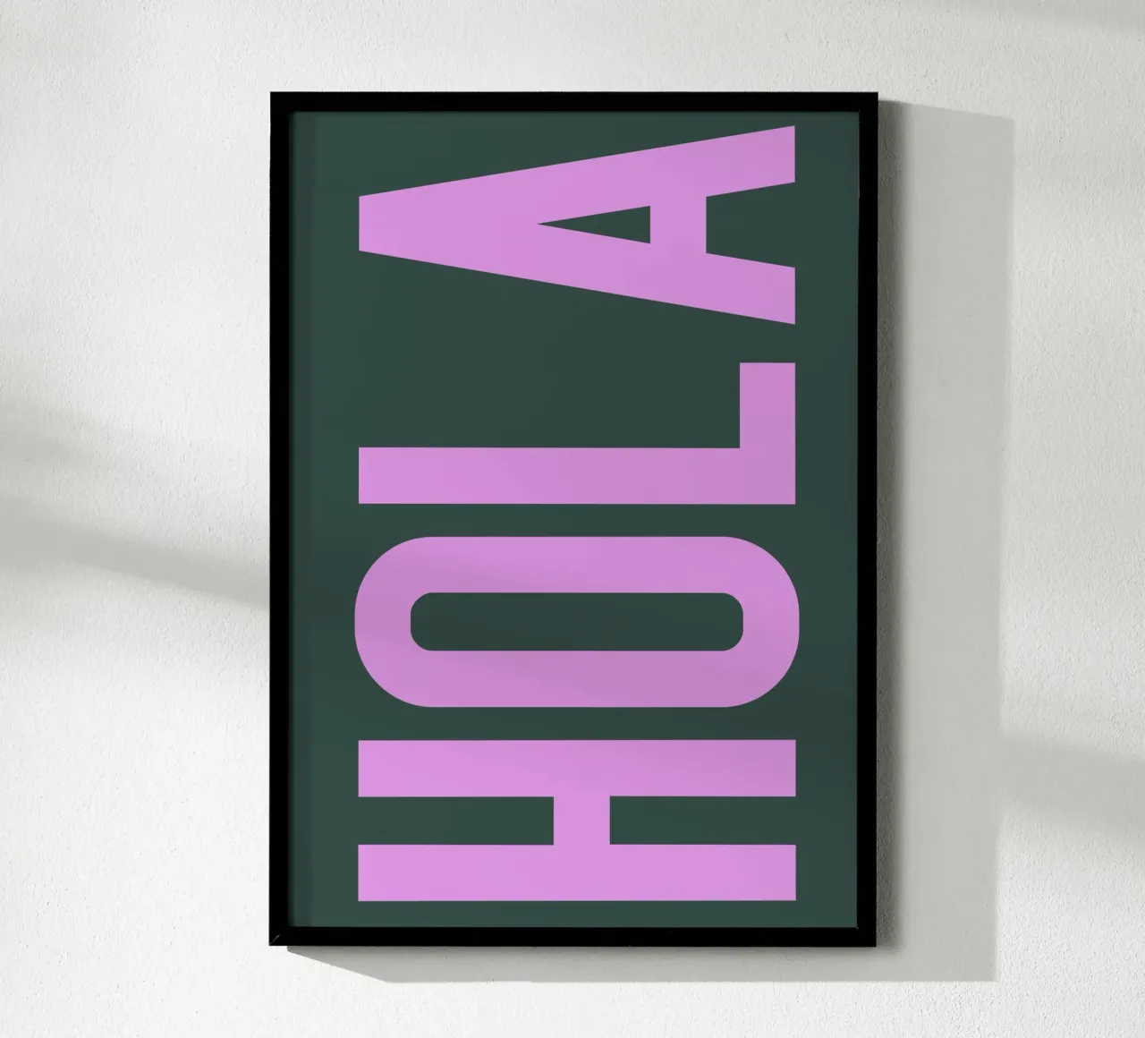 HOLA poster da PurePeachStudio