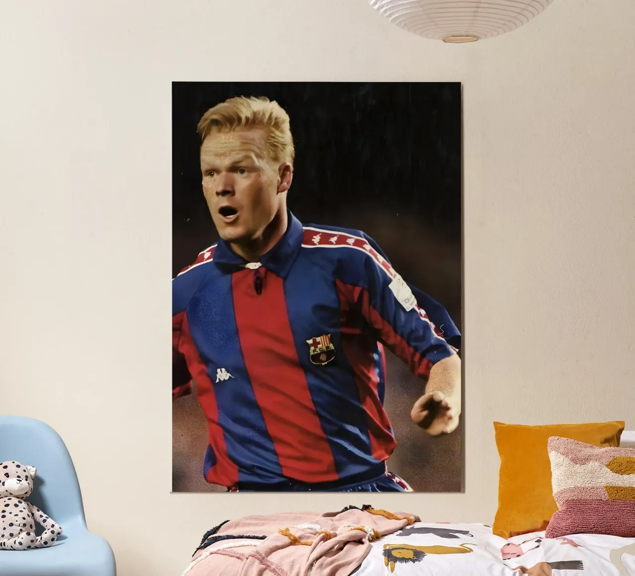 Ronald Koeman carta hahnemühle da Low poly art