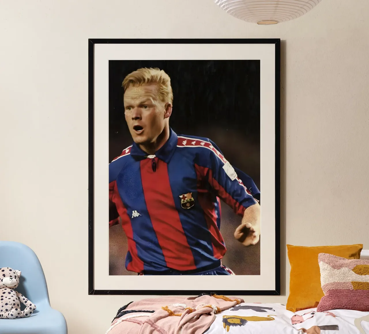 Ronald Koeman carta hahnemühle da Low poly art