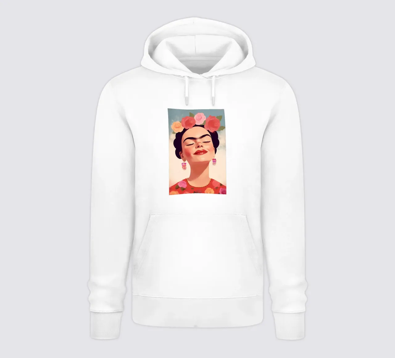 Felice Frida felpa con cappuccio da Carinaprint