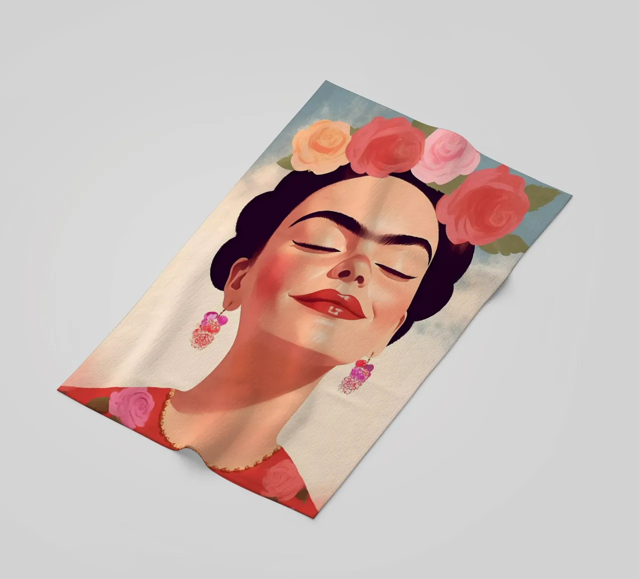 Felice Frida telo mare da Carinaprint