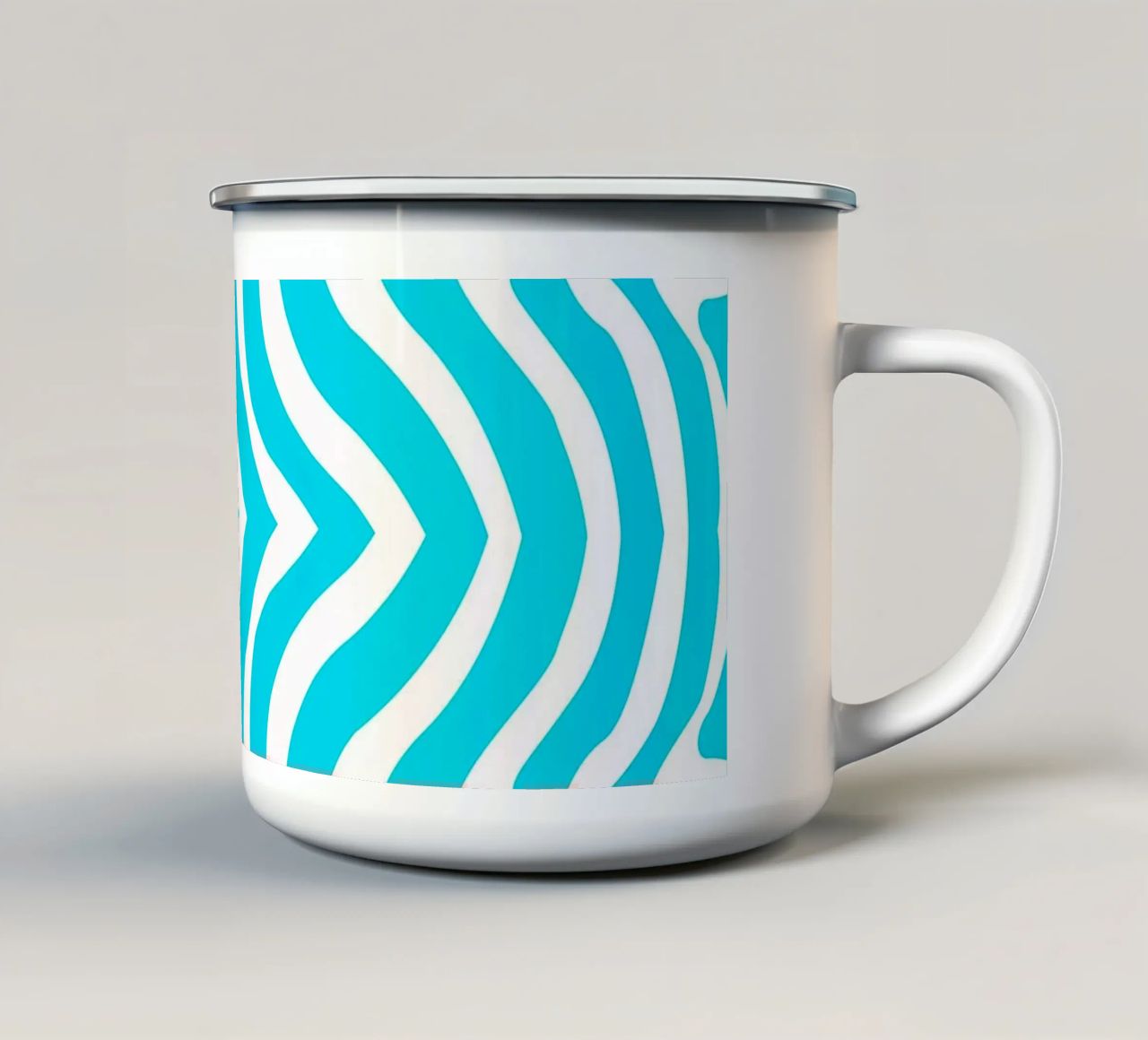TLP004 tazza in smalto da The Lovely Patterns