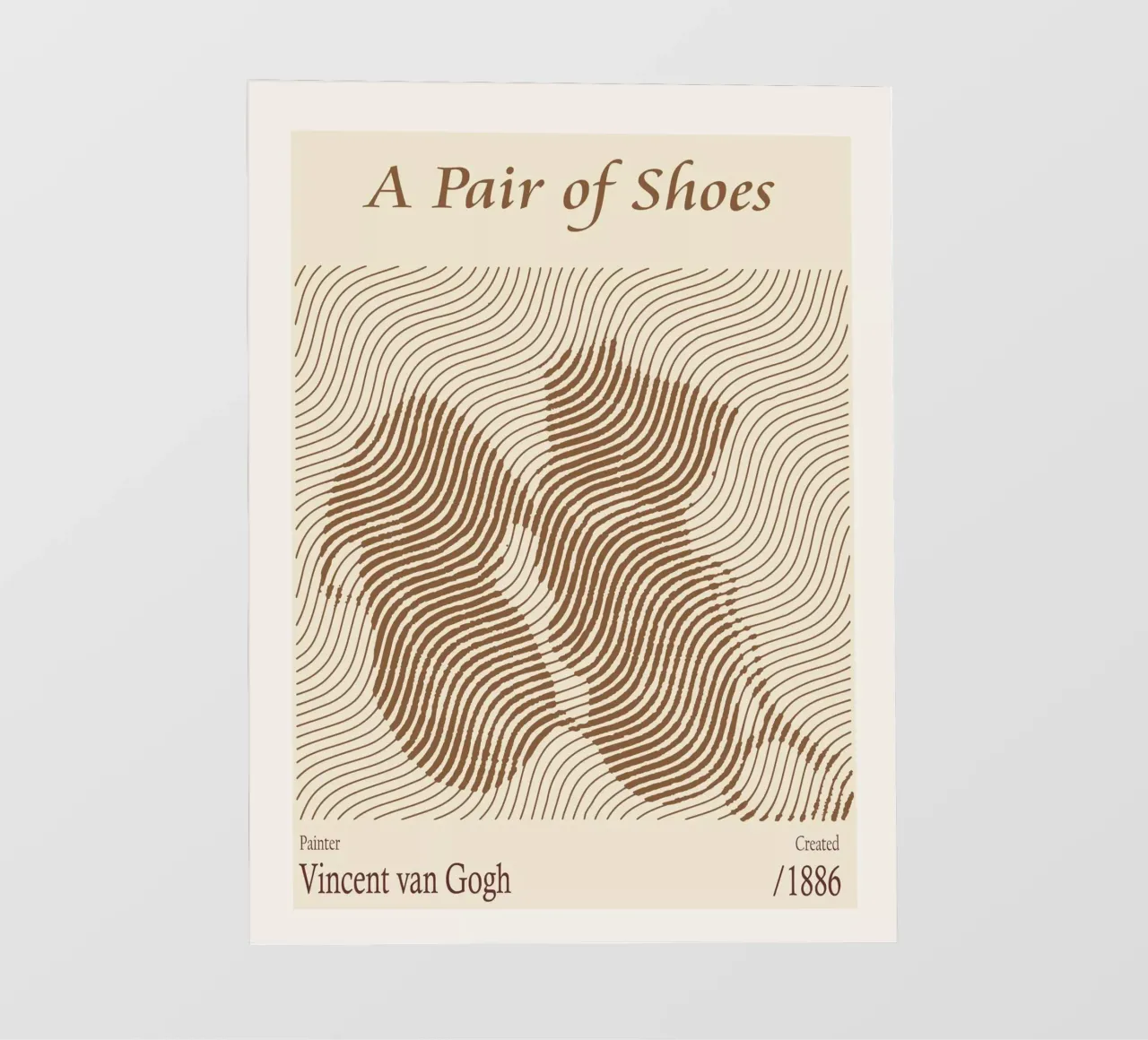 A Pair of Shoes – Vincent van Gogh (1886) backlit film by Doa Project