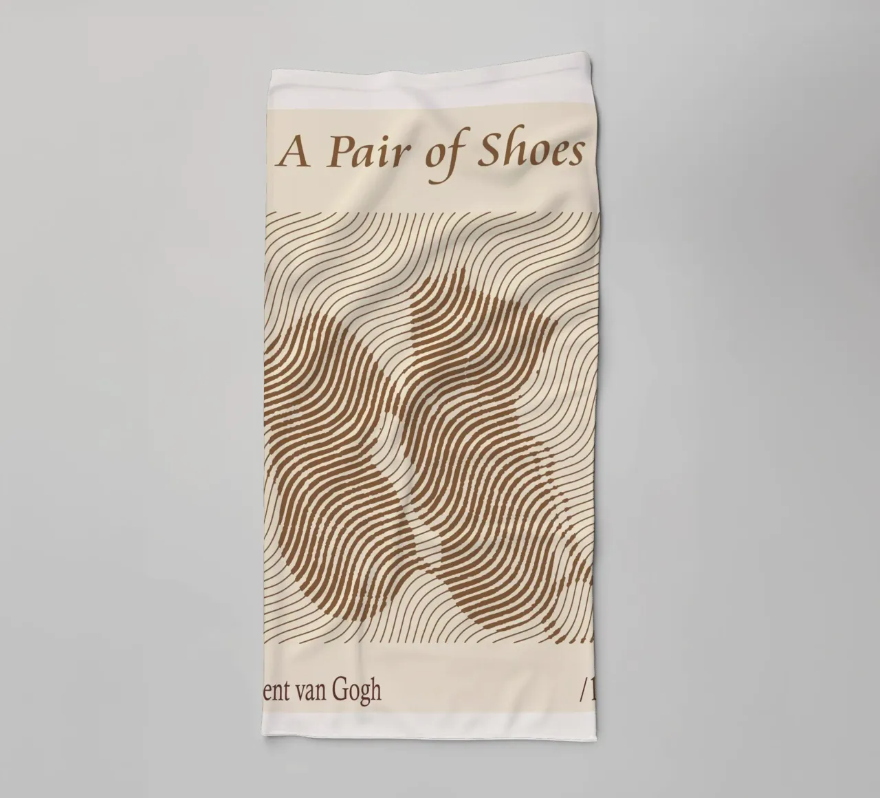 Een paar schoenen - Vincent van Gogh (1886) badhanddoek van Doa Project