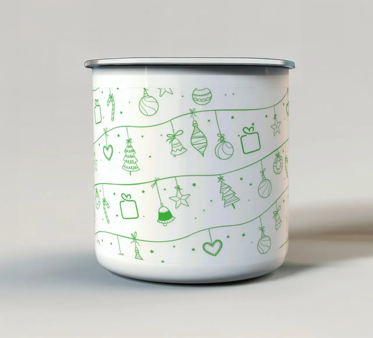 TLP002 tazza in smalto da The Lovely Patterns