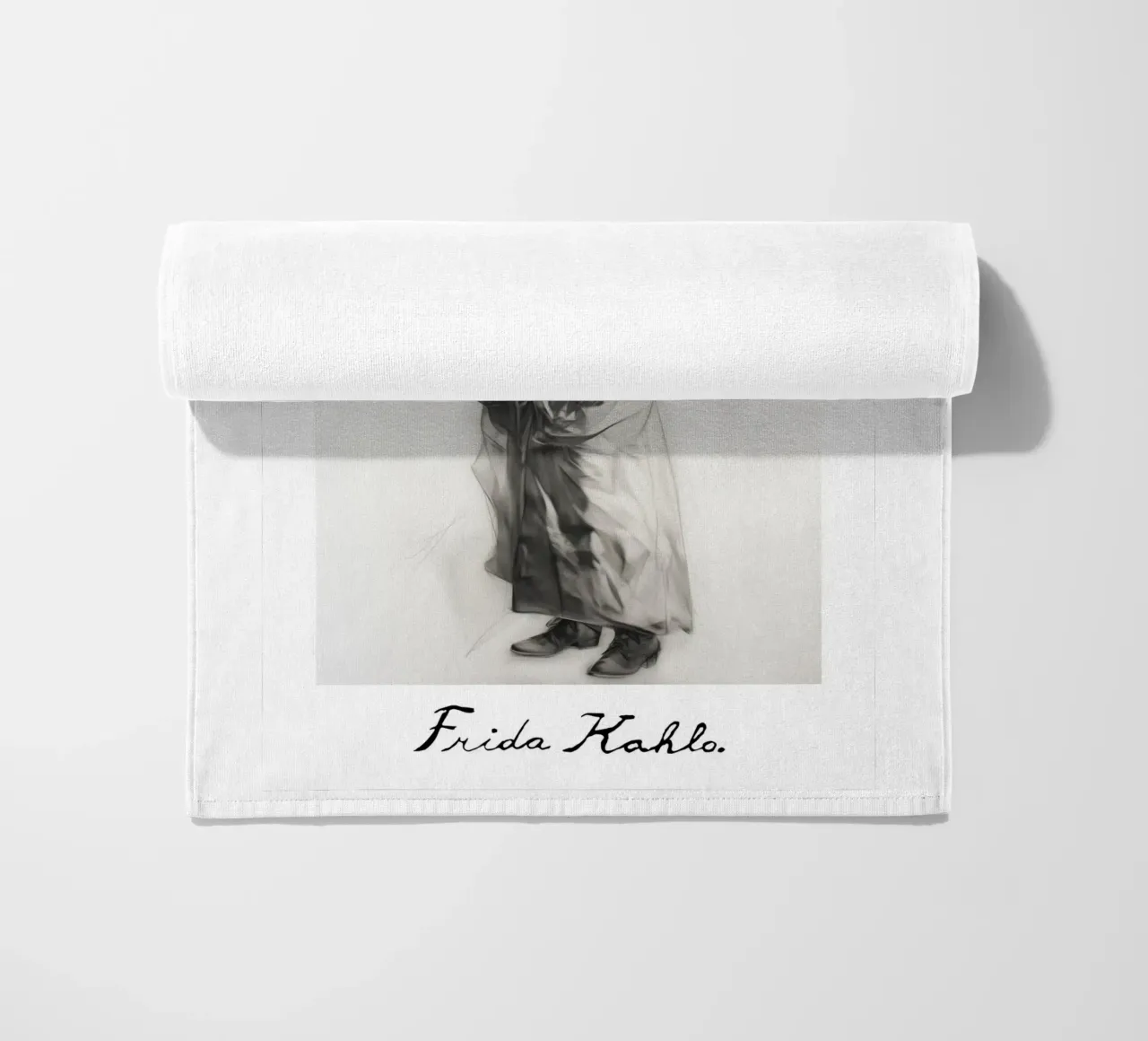 Frida Espressione e forza telo mare da Carinaprint