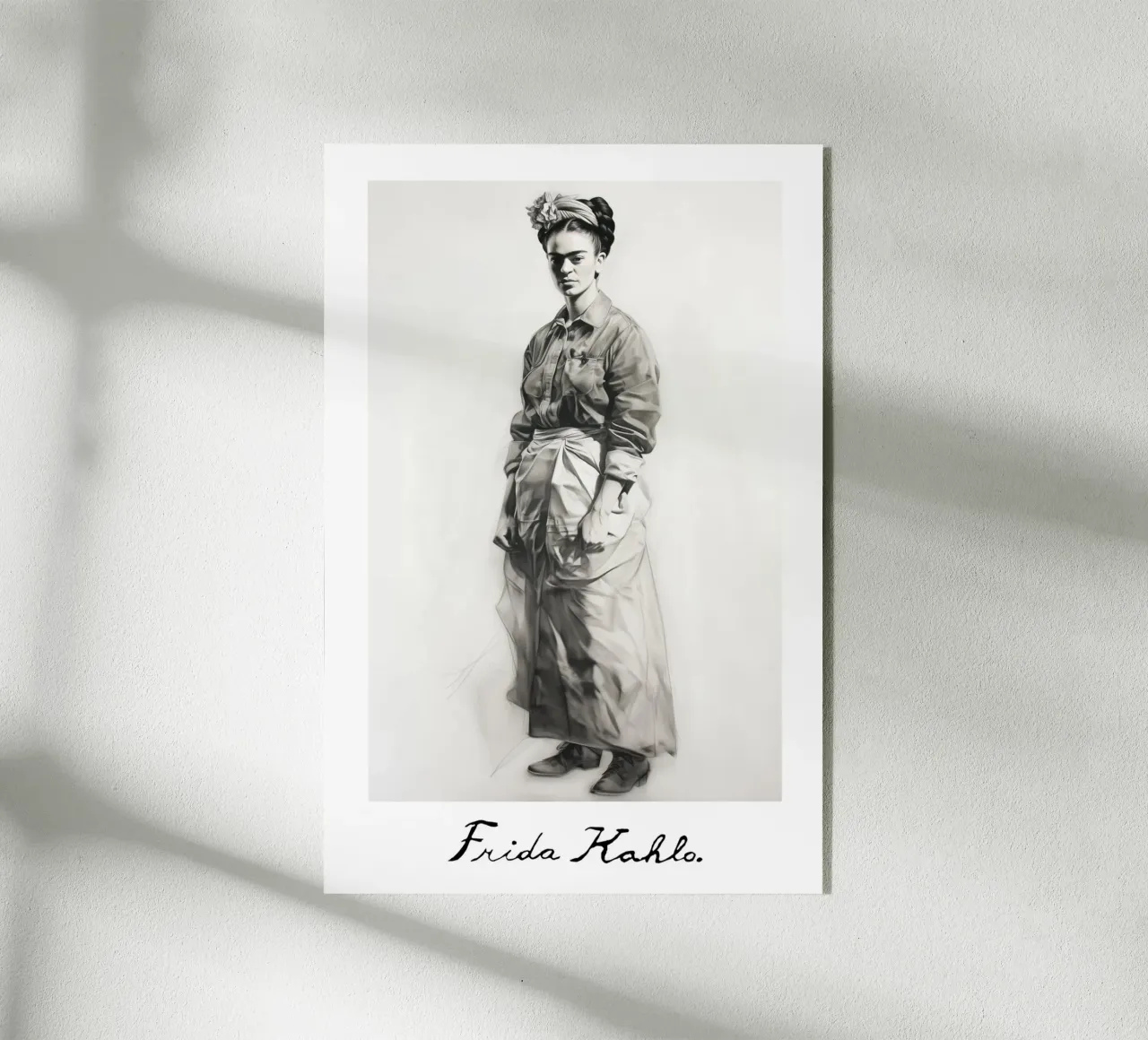 Frida Espressione e forza plexiglass da Carinaprint