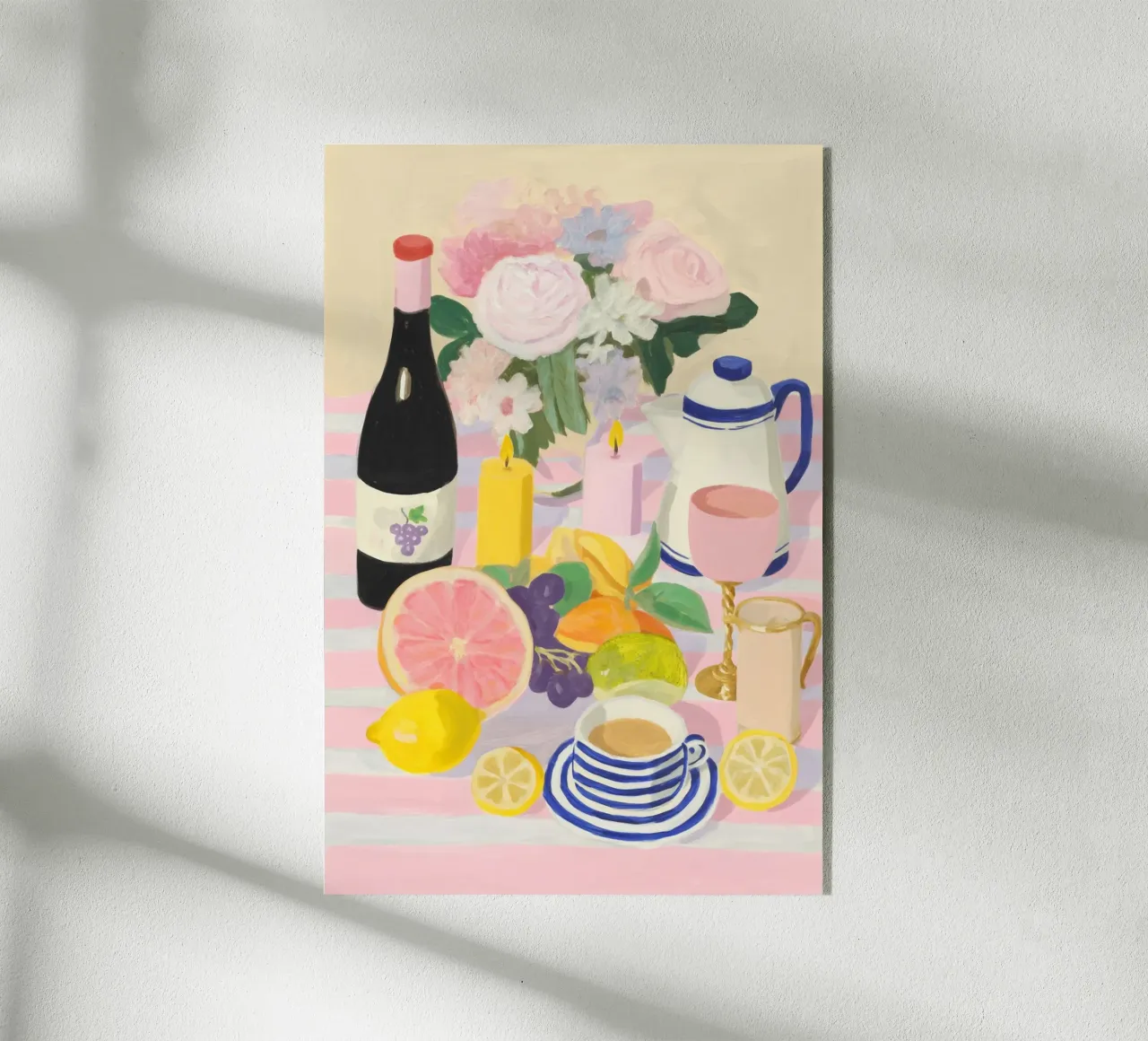 Vino e agrumi plexiglass da Carinaprint