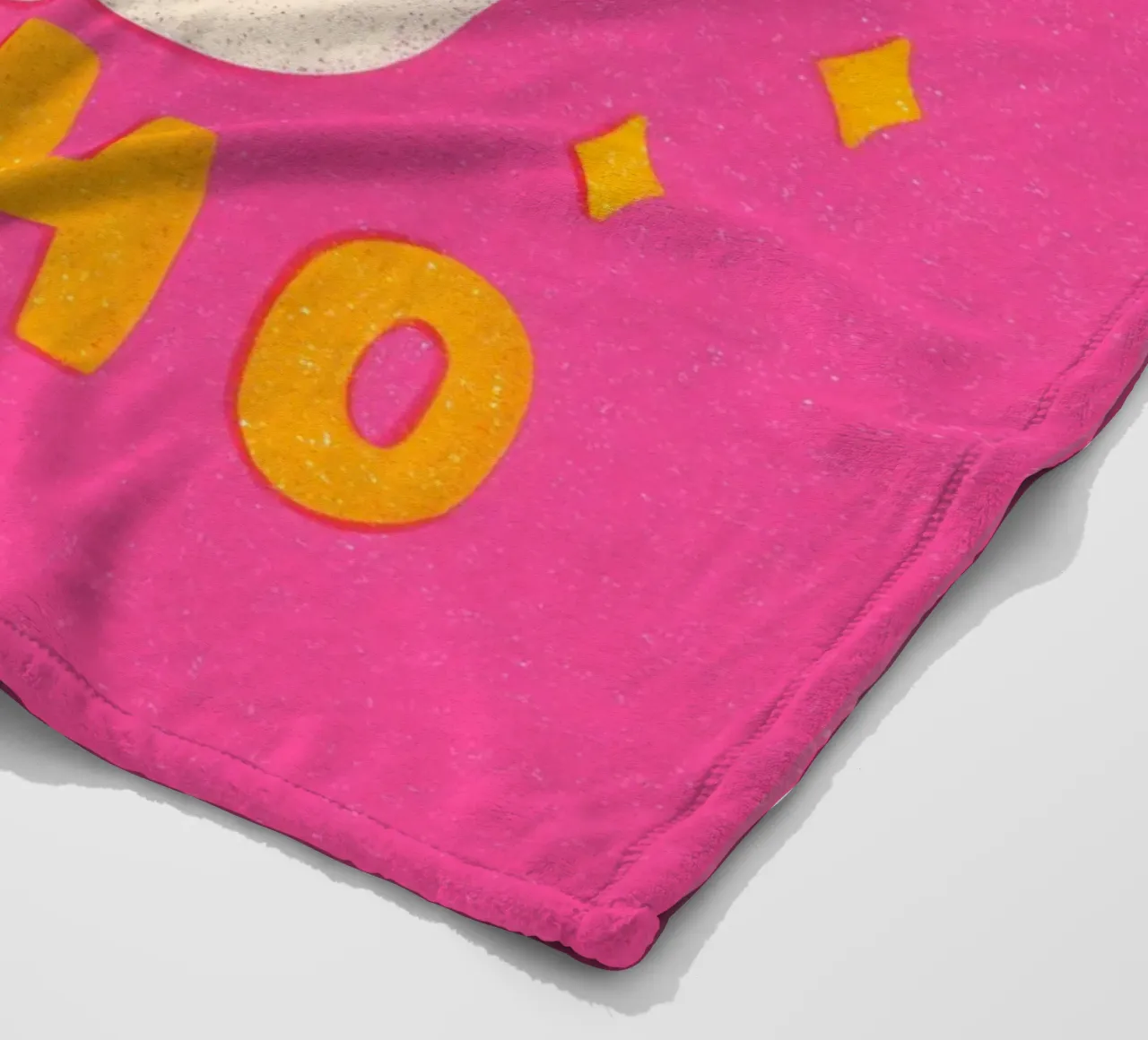 Babbo Natale in stile pixel coperta in pile da Carinaprint