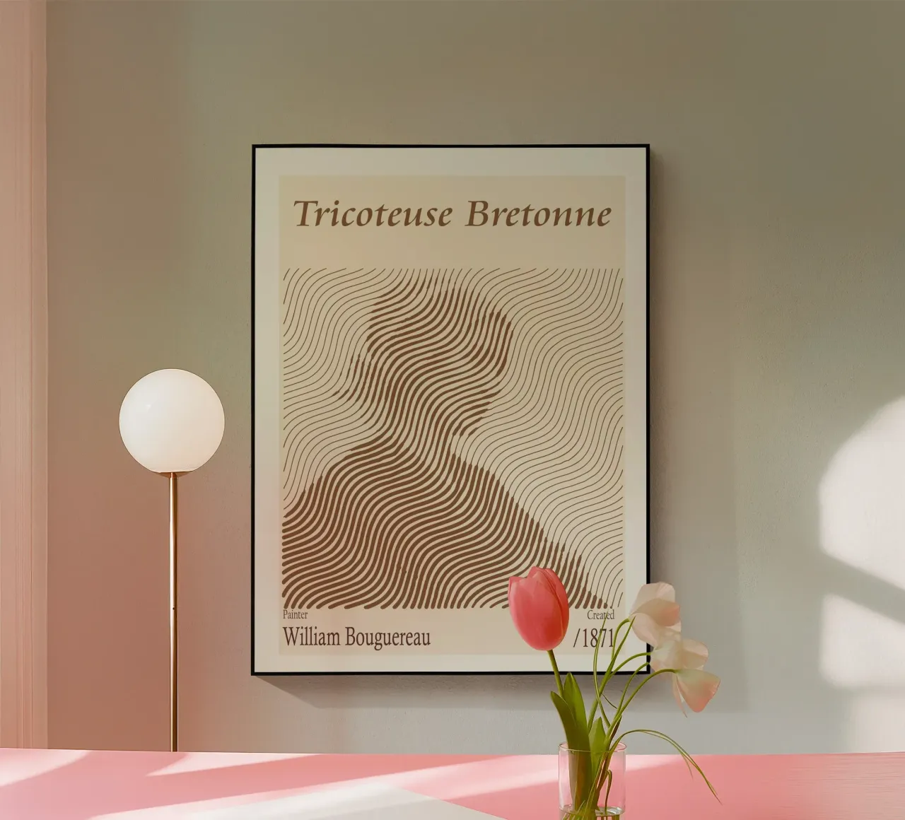 Magliaio bretone - William Bouguereau plexiglass da Doa Project