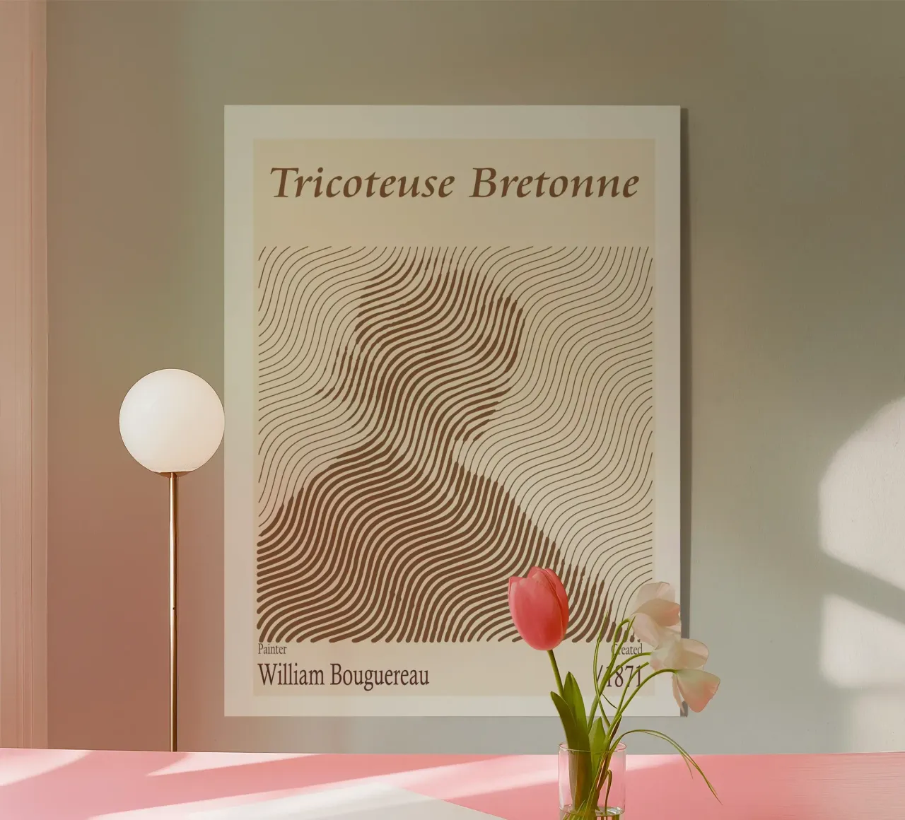 Magliaio bretone - William Bouguereau plexiglass da Doa Project