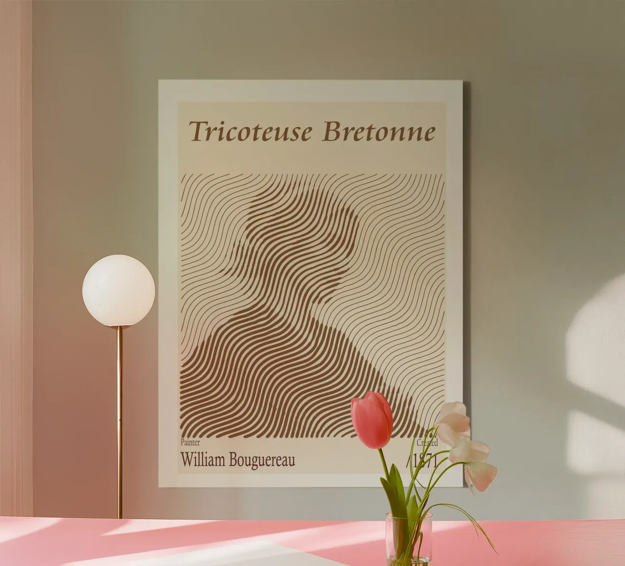 Magliaio bretone - William Bouguereau tela da Doa Project