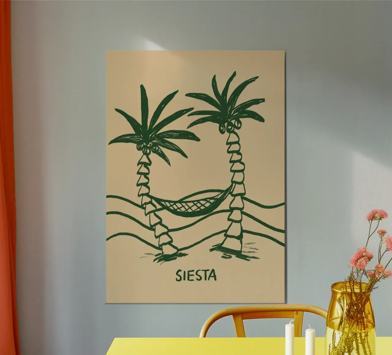 Siesta poster by Studio Dolci