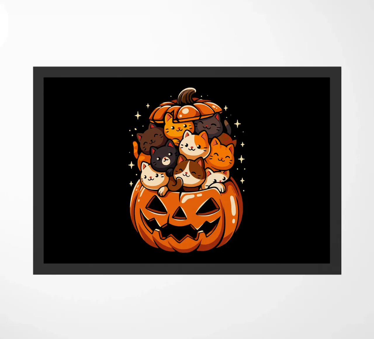 Gatti carini con la zucca zerbino da LM2KONE