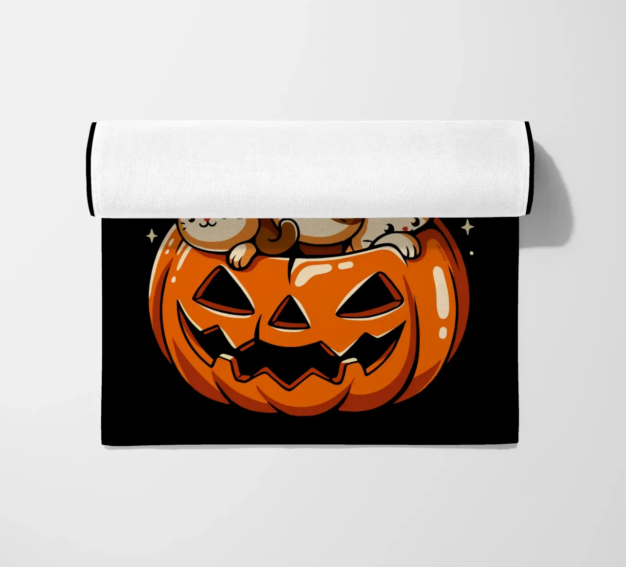 Gatti carini con la zucca telo mare da LM2KONE