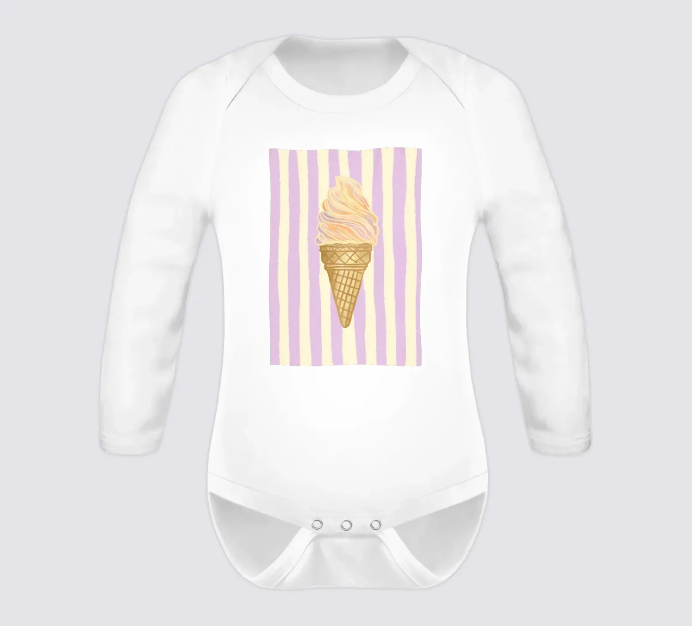 Softeis body neonato maniche lunghe da Studio Dolci