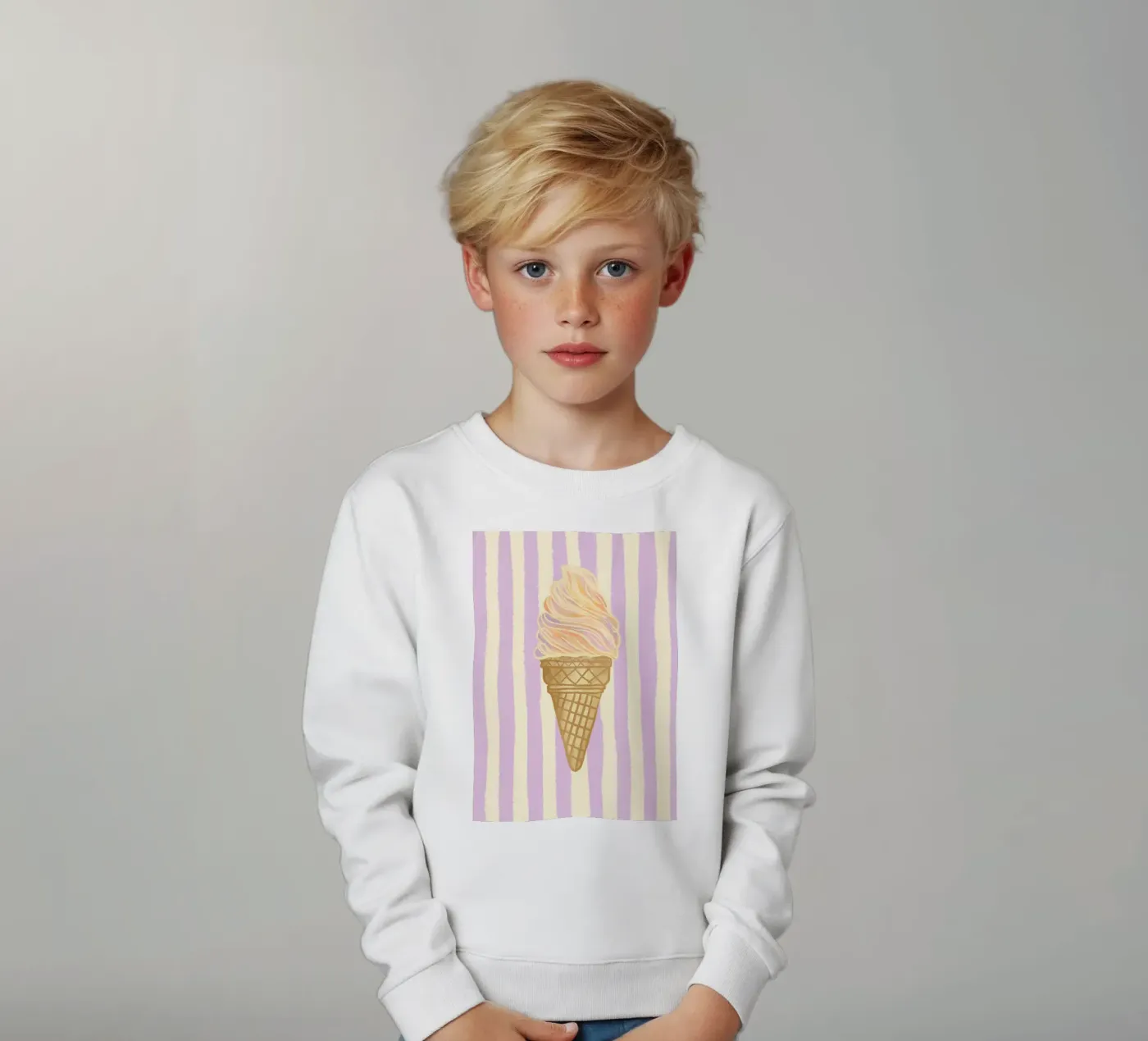 Softeis Kinder Sweatshirt von Studio Dolci