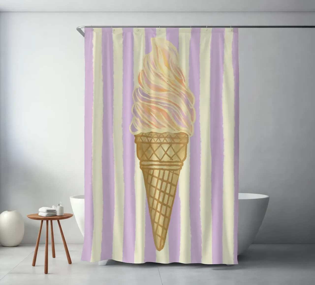 Softeis Duschvorhang von Studio Dolci