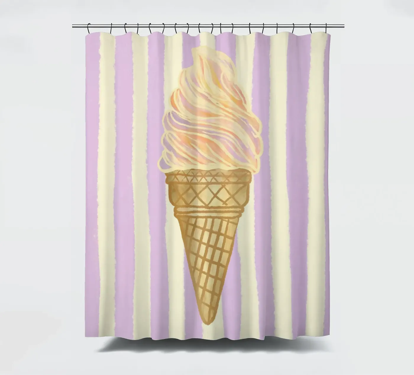 Softeis douchegordijn van Studio Dolci