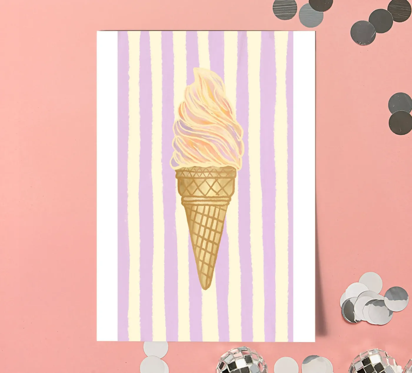 Softeis Stickerbogen von Studio Dolci