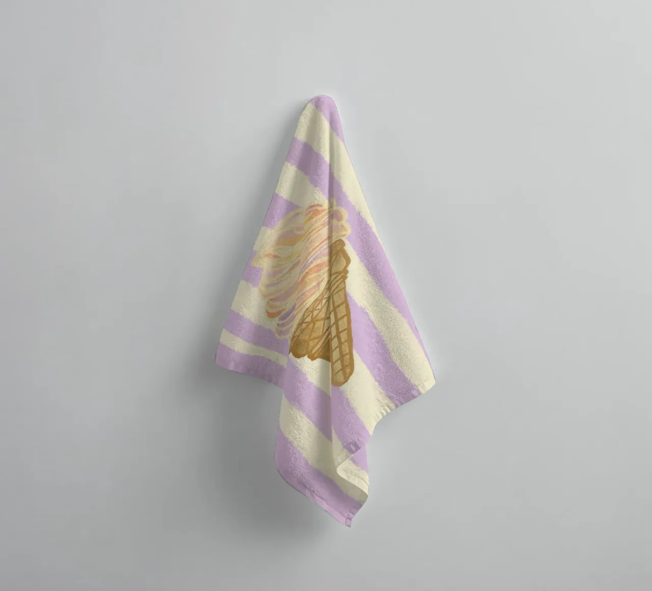 Softeis badhanddoek van Studio Dolci