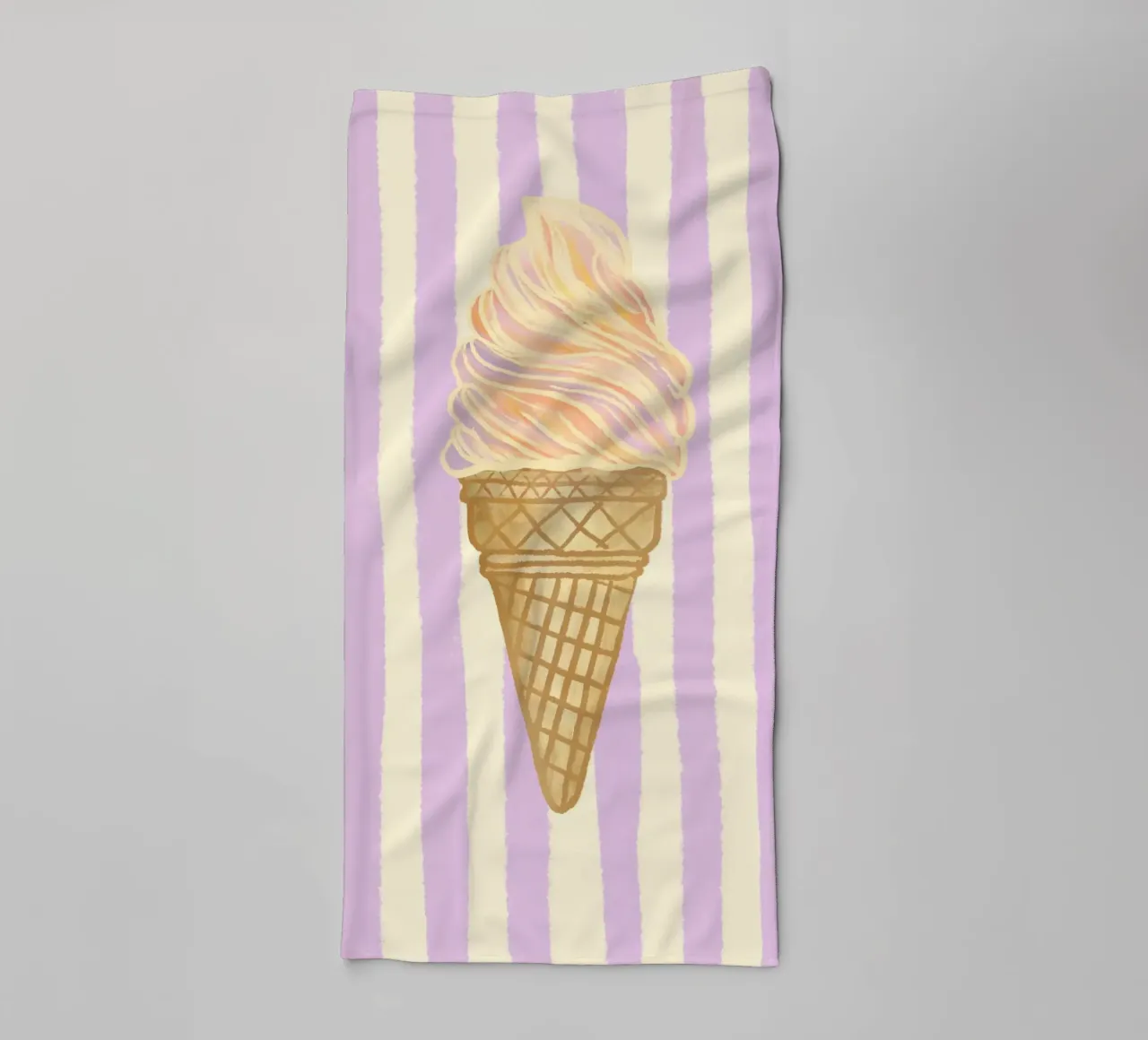 Softeis badhanddoek van Studio Dolci