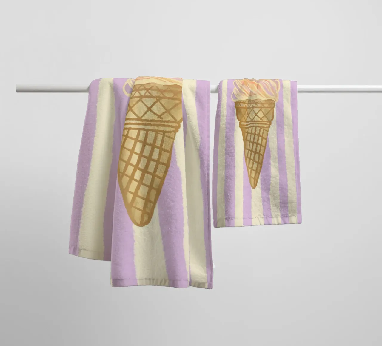 Softeis badhanddoek van Studio Dolci