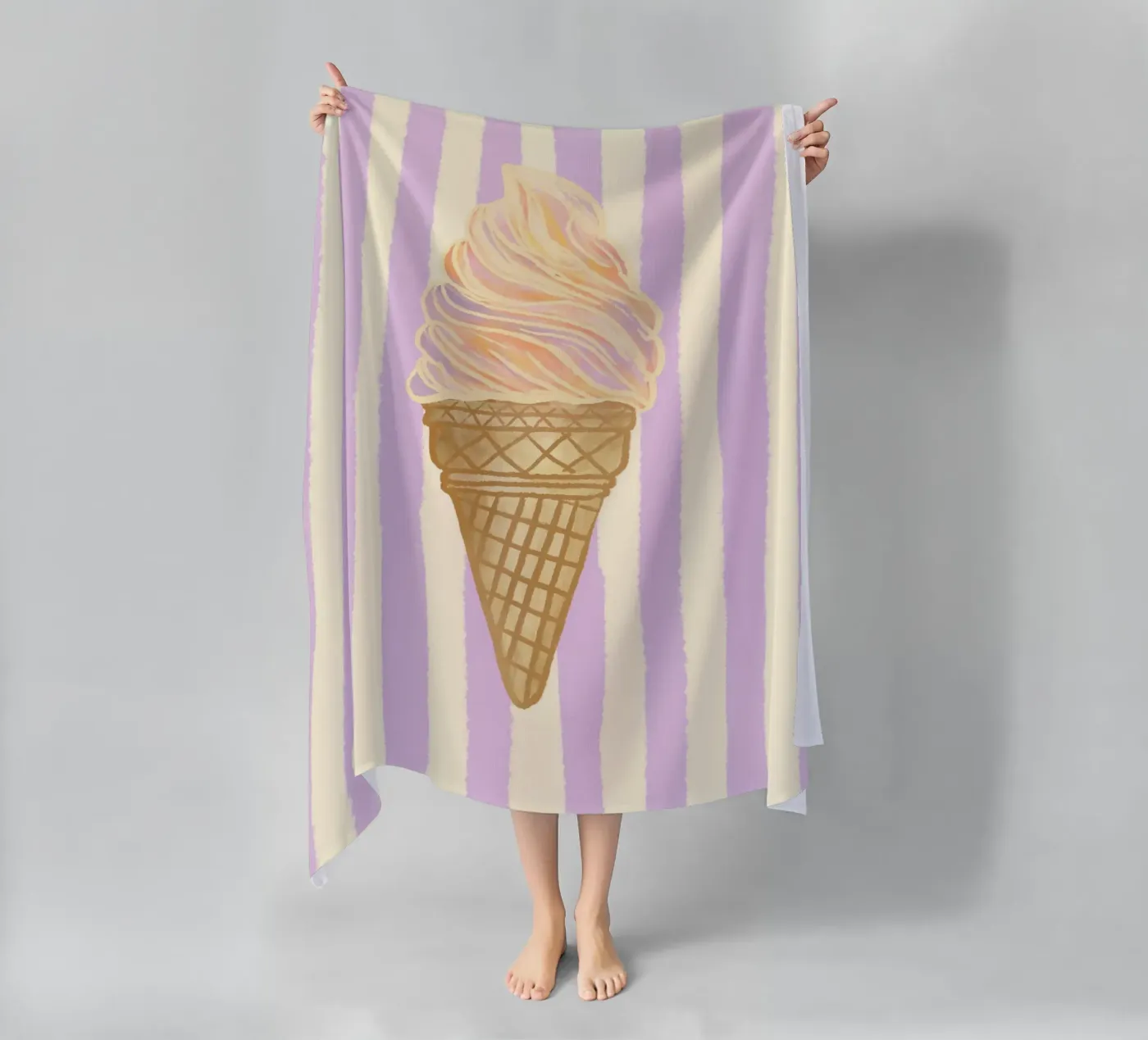 Softeis Strandtuch von Studio Dolci