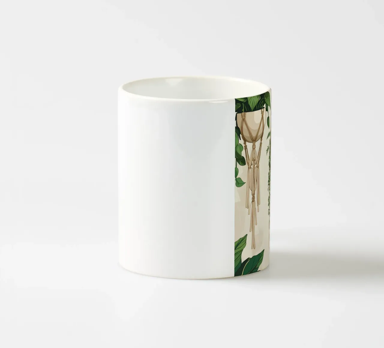 Muro da giardino in macramè tazza in ceramica da Botanical Gallery