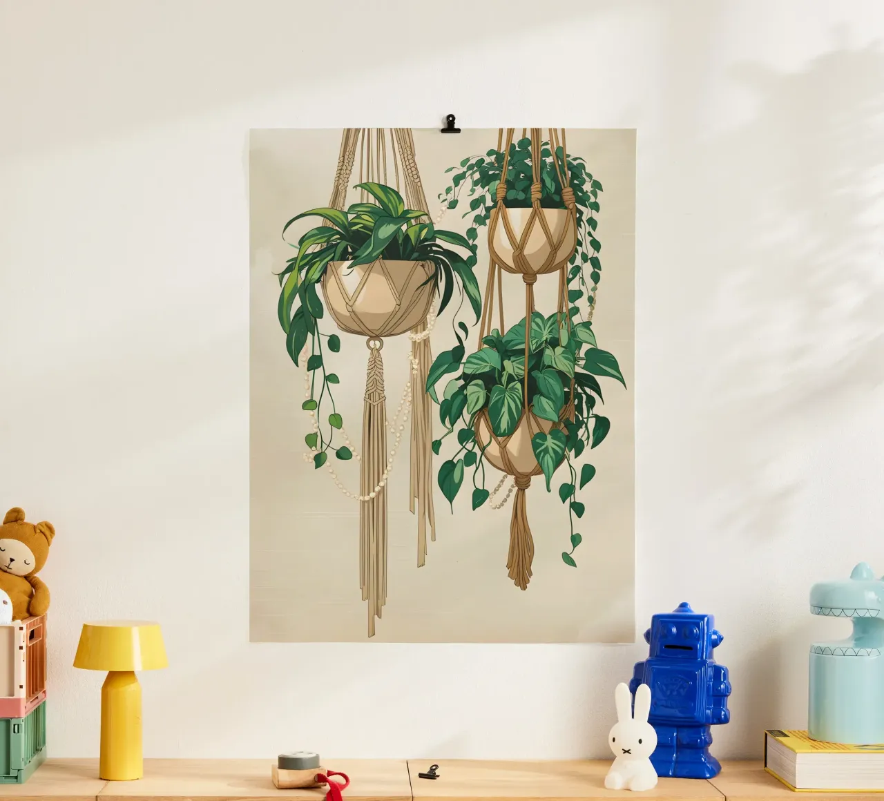Makramee-Gartenmauer Hahnemühle von Botanical Gallery
