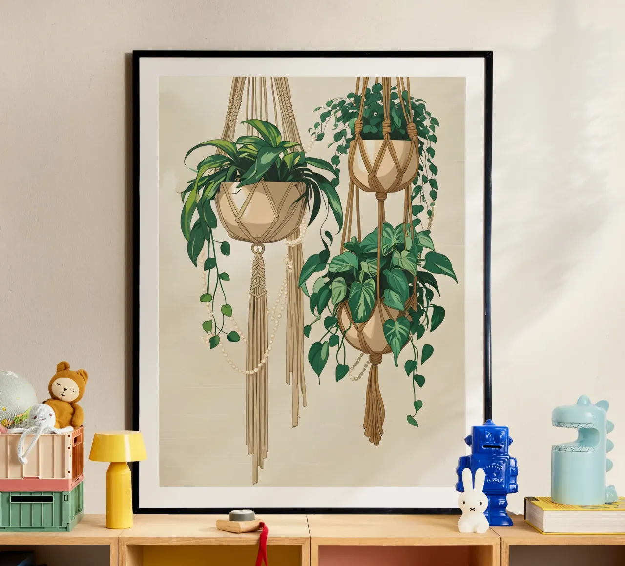 Makramee-Gartenmauer Hahnemühle von Botanical Gallery