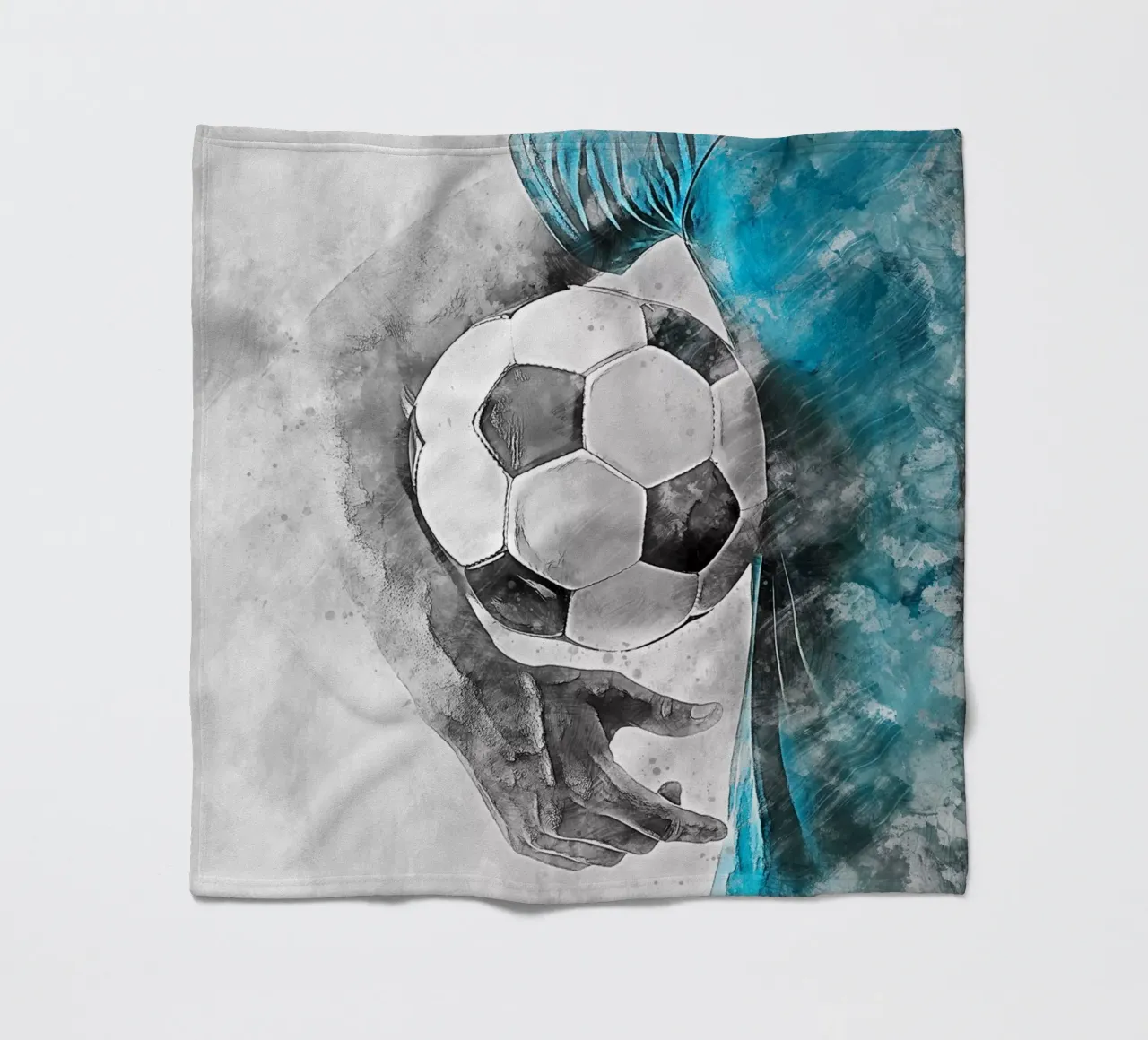 Calcio 6 coperta in pile da Mateo