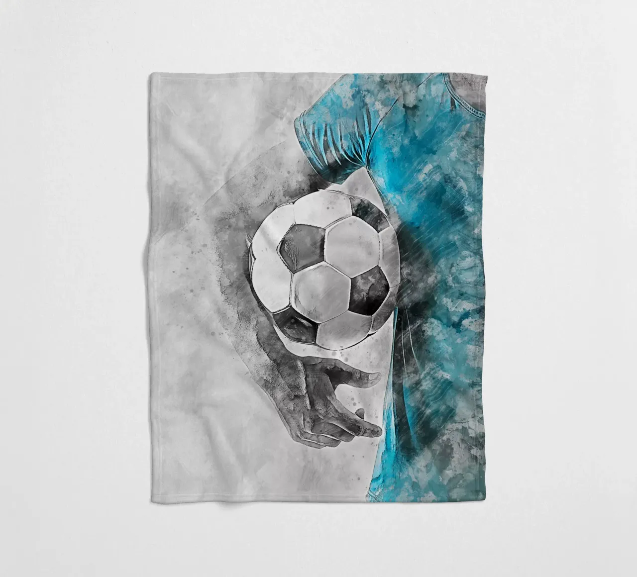 Calcio 6 coperta in pile da Mateo