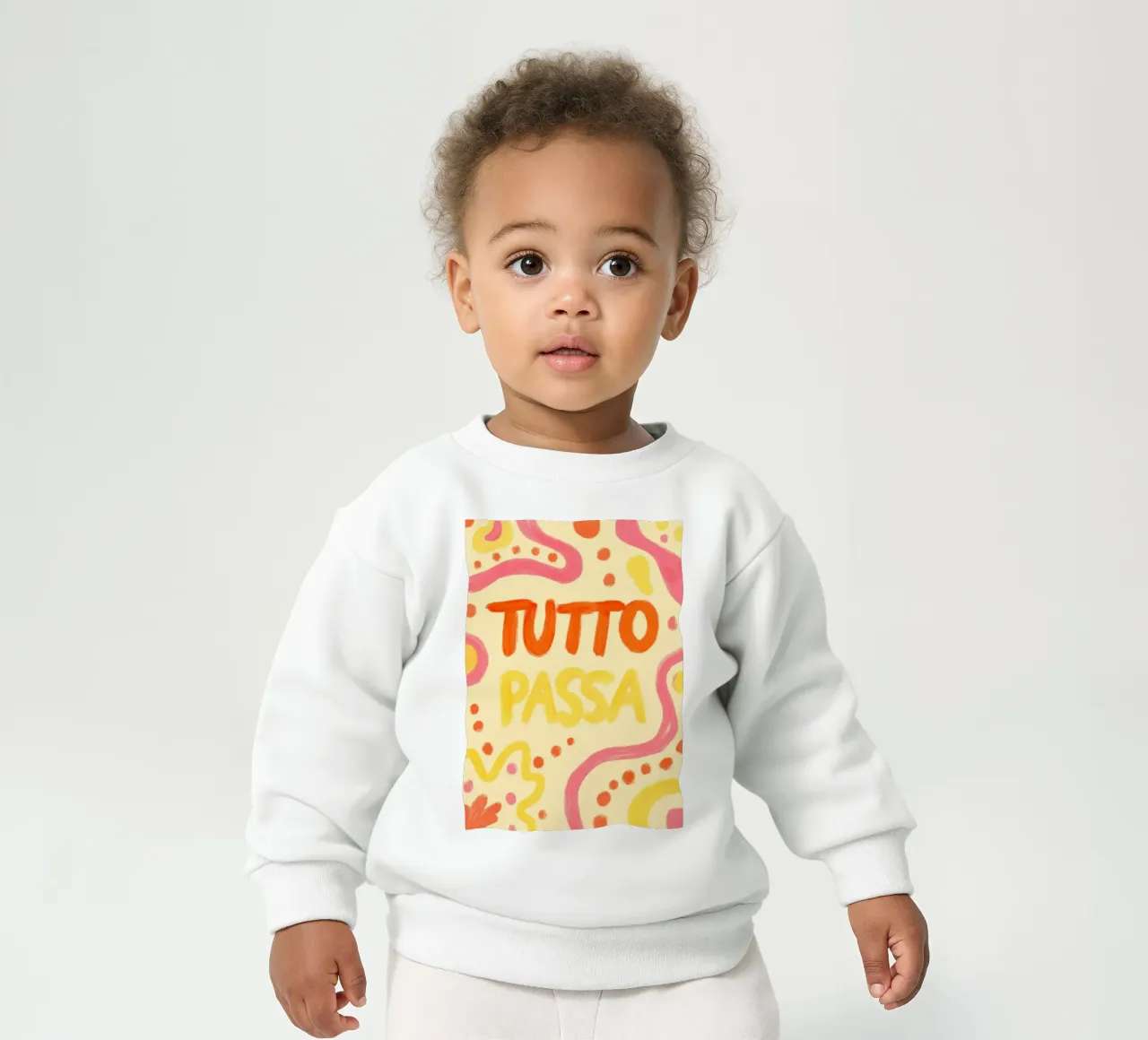 Tutto Passa III felpa neonato da Studio Dolci