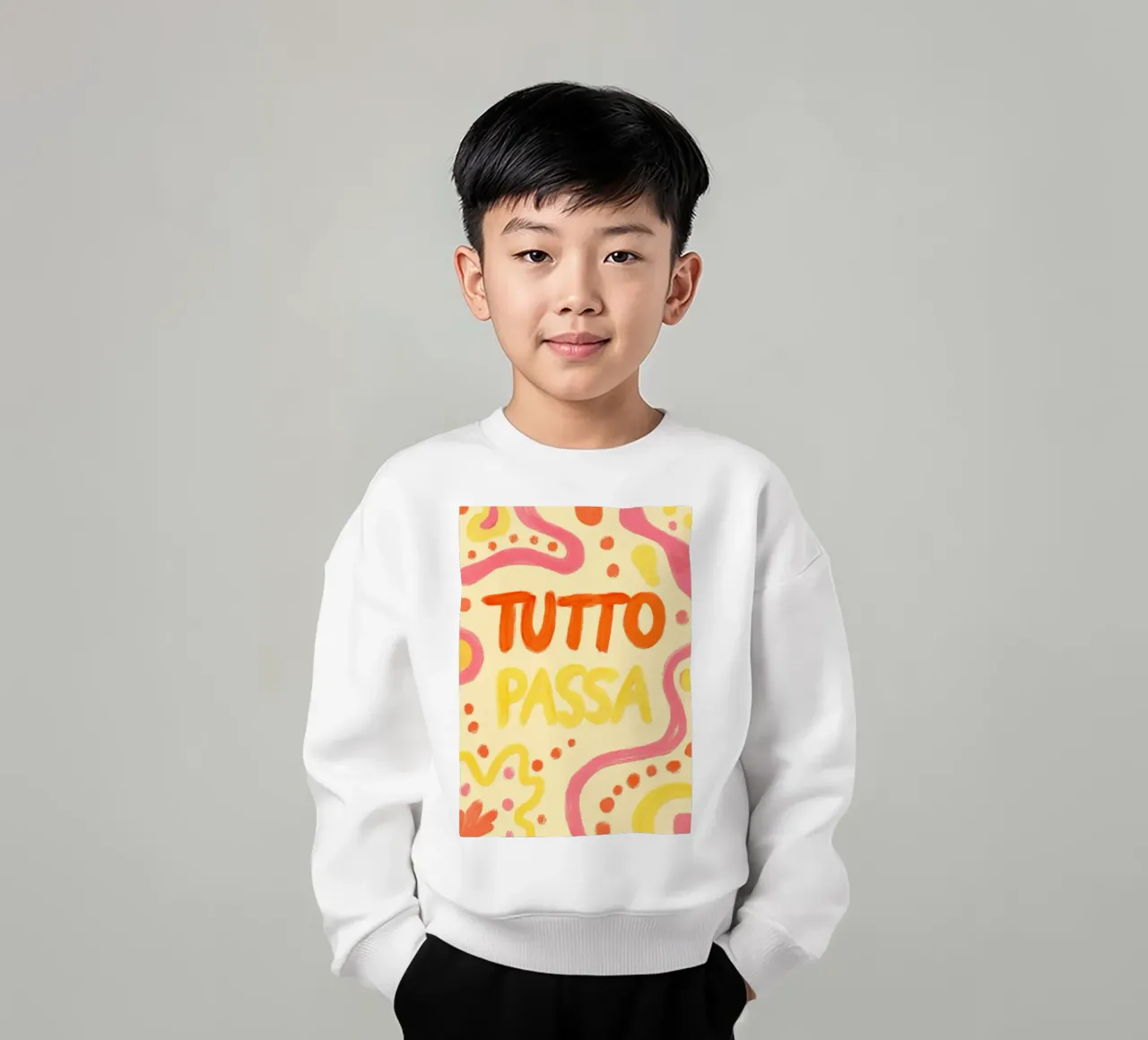 Tutto Passa III felpa bambino da Studio Dolci