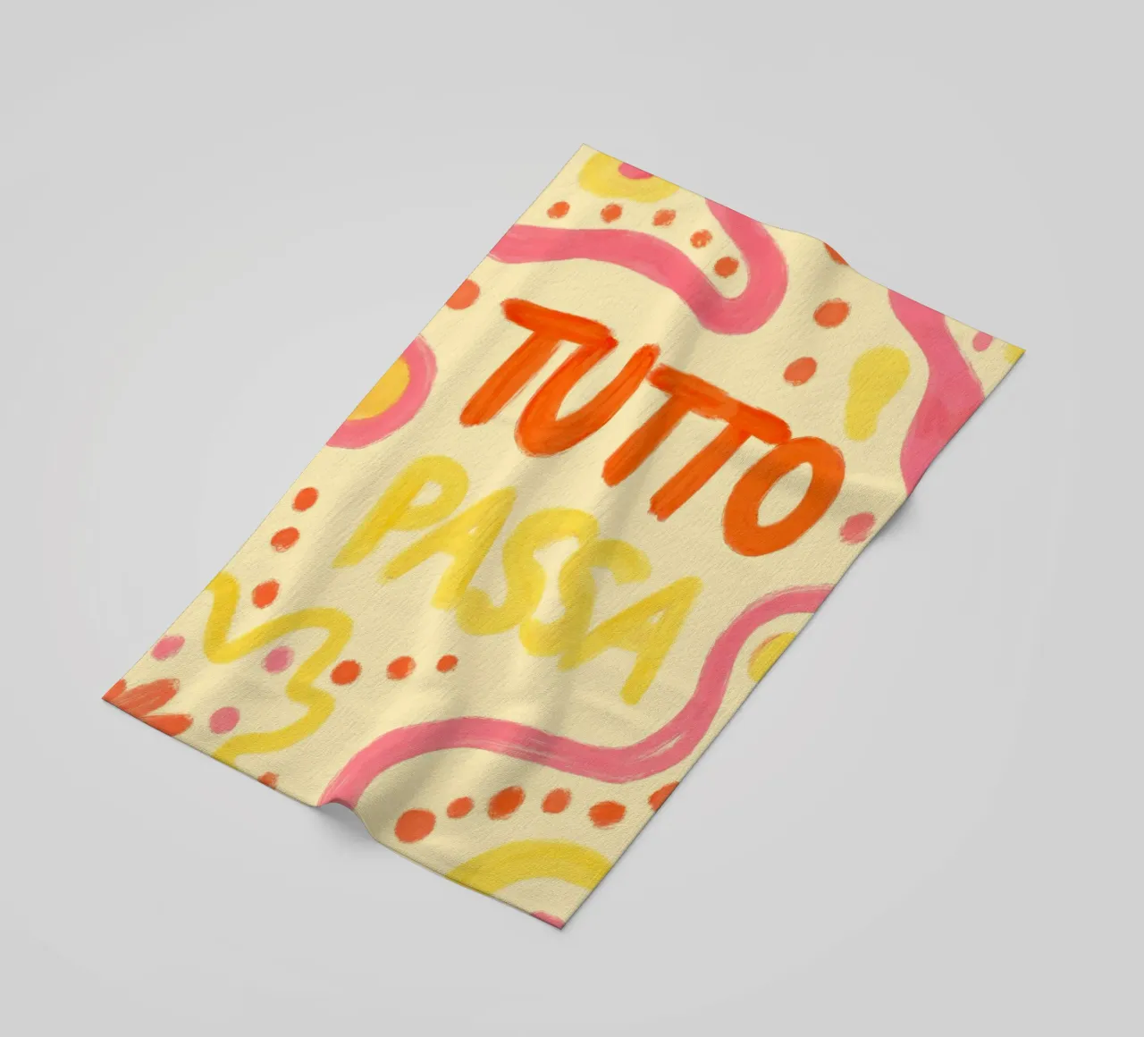 Tutto Passa III telo mare da Studio Dolci