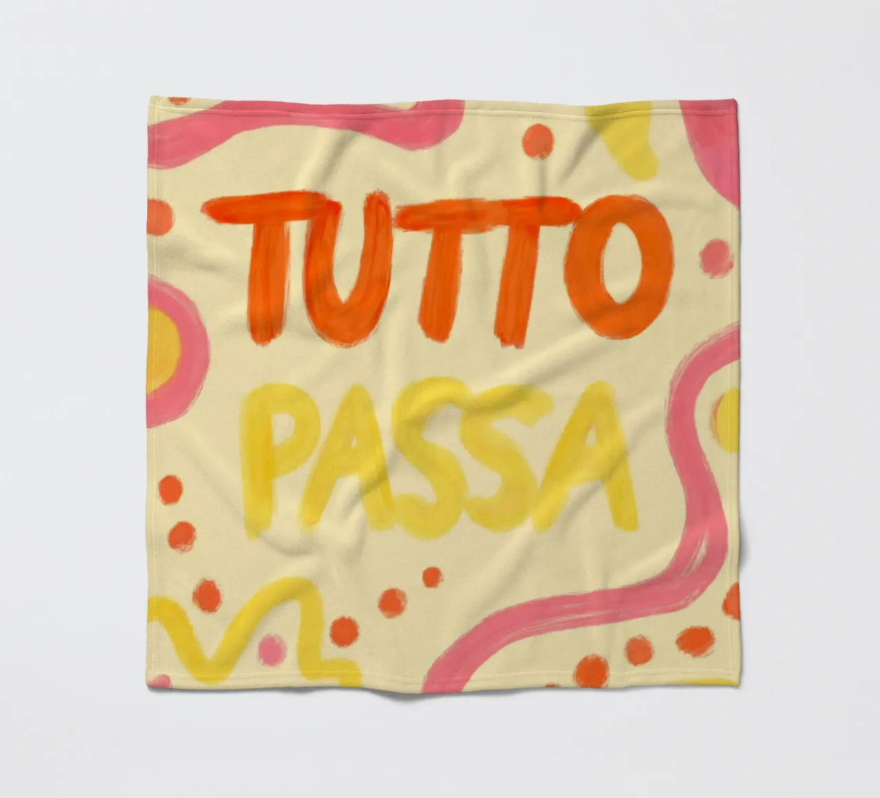 Tutto Passa III coperta in pile da Studio Dolci